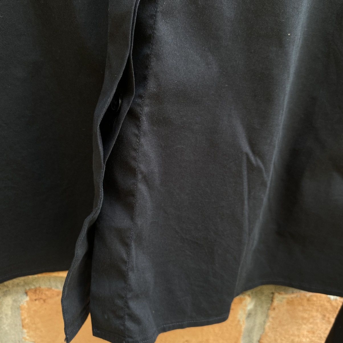 Jil Sander Jil Sander Black Fitted Long-Sleeve Stretch Shirt Size XS / US 0-2 / IT 36-38 - 13 Thumbnail