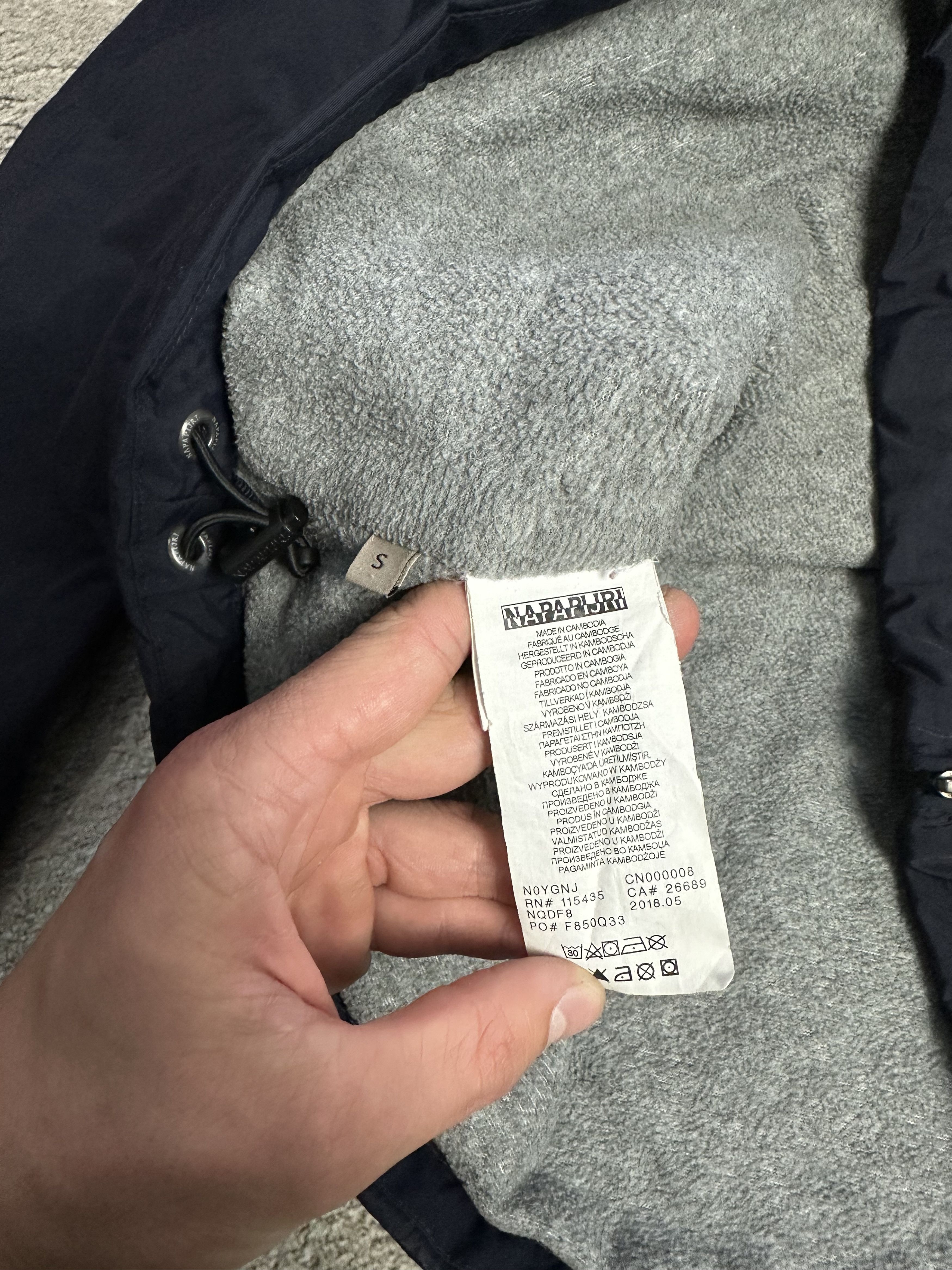 Napapijri Vintage Napapijiri Rainforest Winter Anorak Jacket 1/3 Zip Size US S / EU 44-46 / 1 - 8 Thumbnail