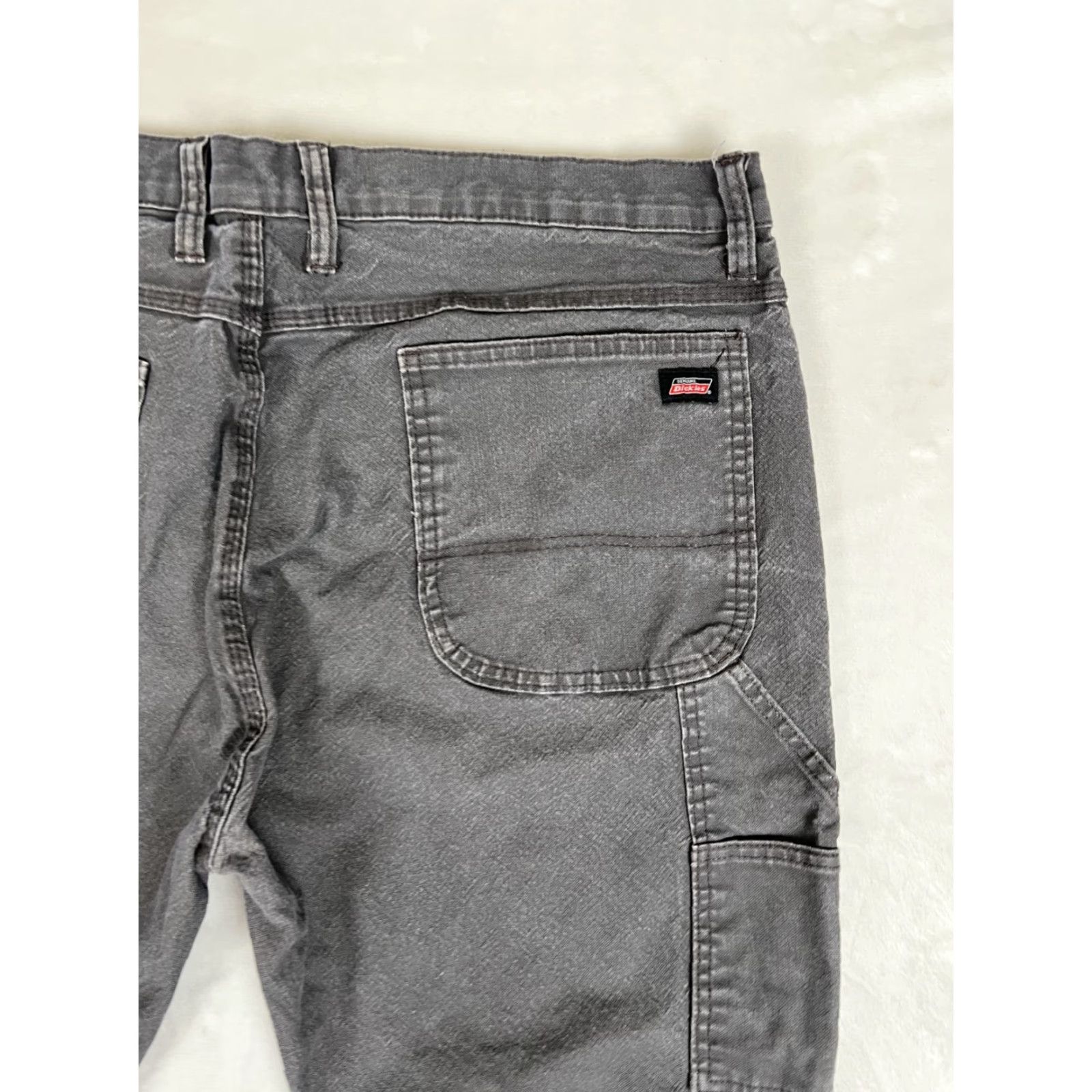 Dickies VINTAGE Dickies Carpenter Pants Gray 40x32 Pants Carpenter Workwear 5-Pocket Grunge Mens Regular Straight 32x32 Pants Size US 40 / EU 56 - 7 Thumbnail