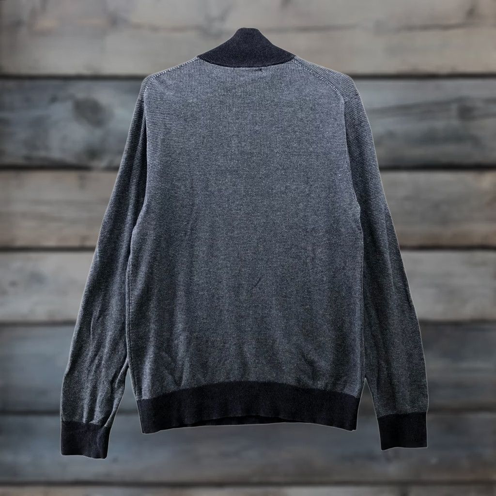 Banana Republic Banana Republic Sweater Shirt Mens M Navy Blue Cotton 1/4 Zip Lightweight Pullover Knitted Mock Neck Casual Regular Size US M / EU 48-50 / 2 - 1 Thumbnail