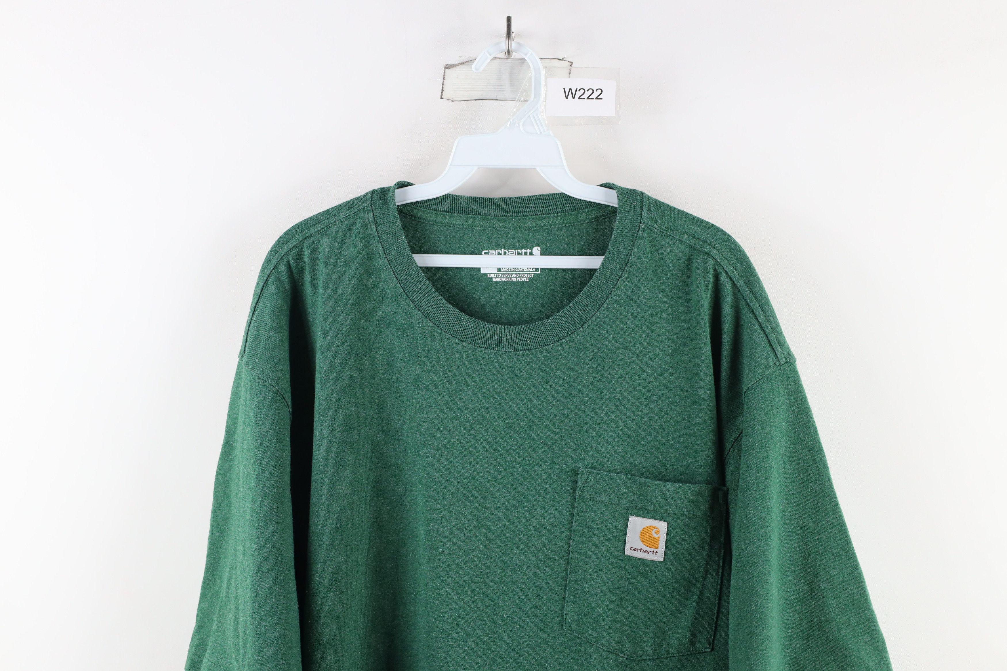 Carhartt Vintage Carhartt Out Loose Fit Pocket T-Shirt Heather Green Size US XL / EU 56 / 4 - 2 Thumbnail