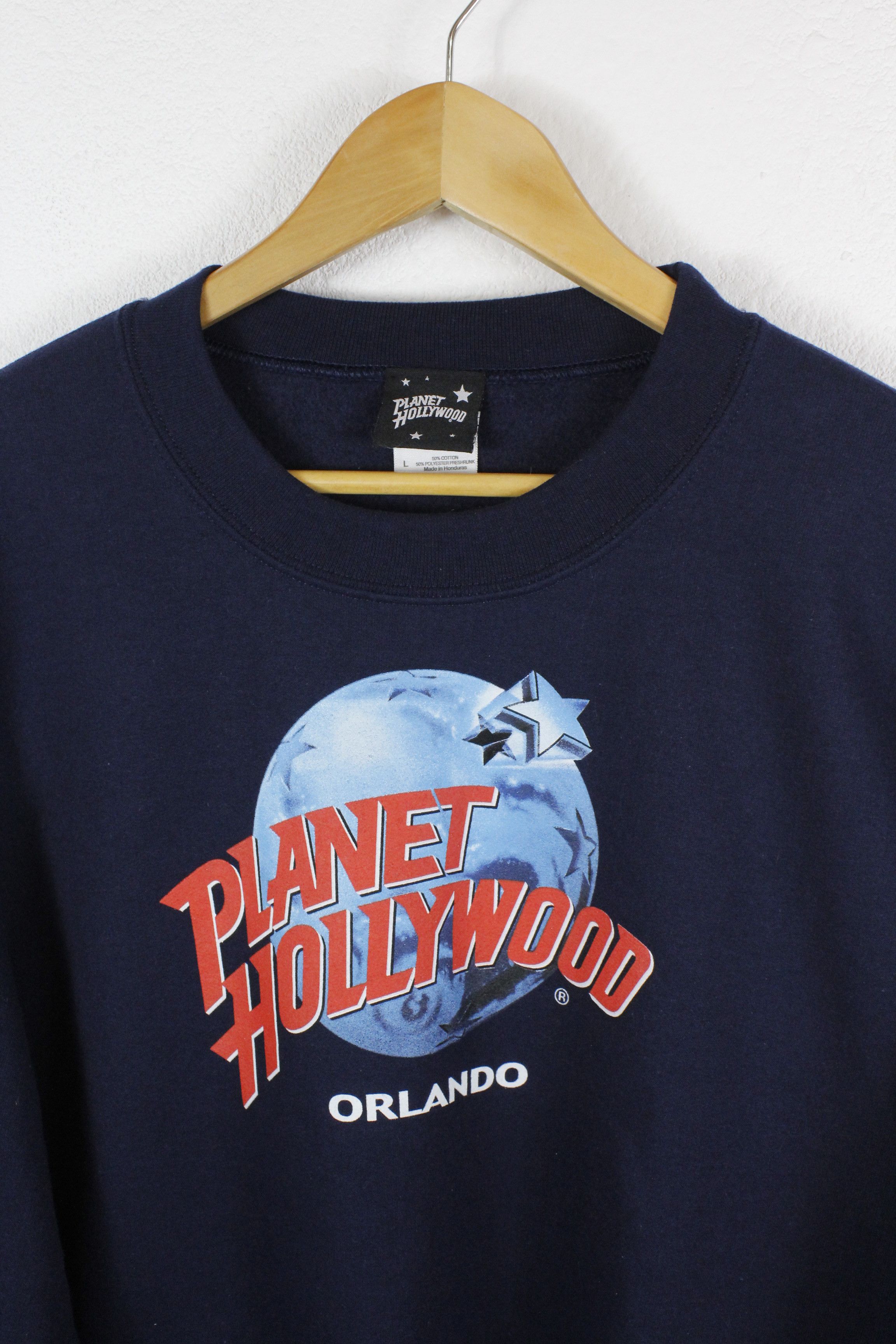 Planet Hollywood Vintage 90s Planet Hollywood Orlando Graphic Swetashirt Size US L / EU 52-54 / 3 - 2 Thumbnail