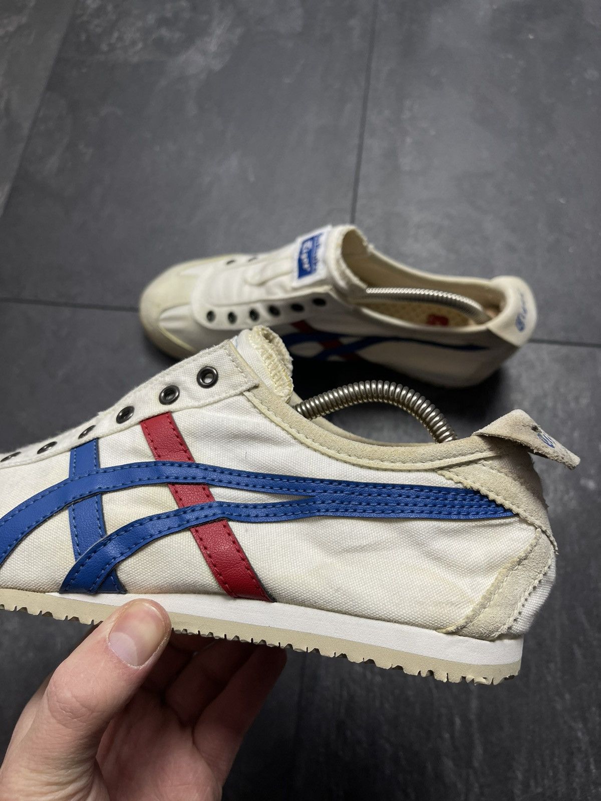 Asics × Japanese Brand × Vintage Vintage ASICS Tiger Onitsuka White Sneakers Size US 5.5 / EU 38 - 8 Thumbnail