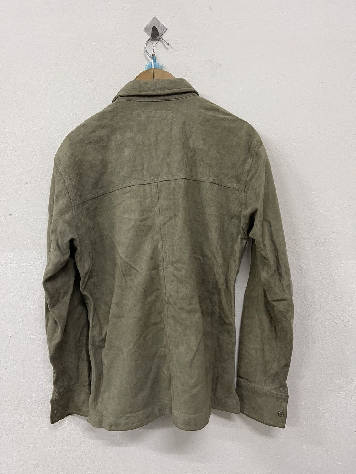 Japanese Brand × Katharine Hamnett London × Vintage GoatSkin Button Shirt Size US S / EU 44-46 / 1 - 2 Thumbnail
