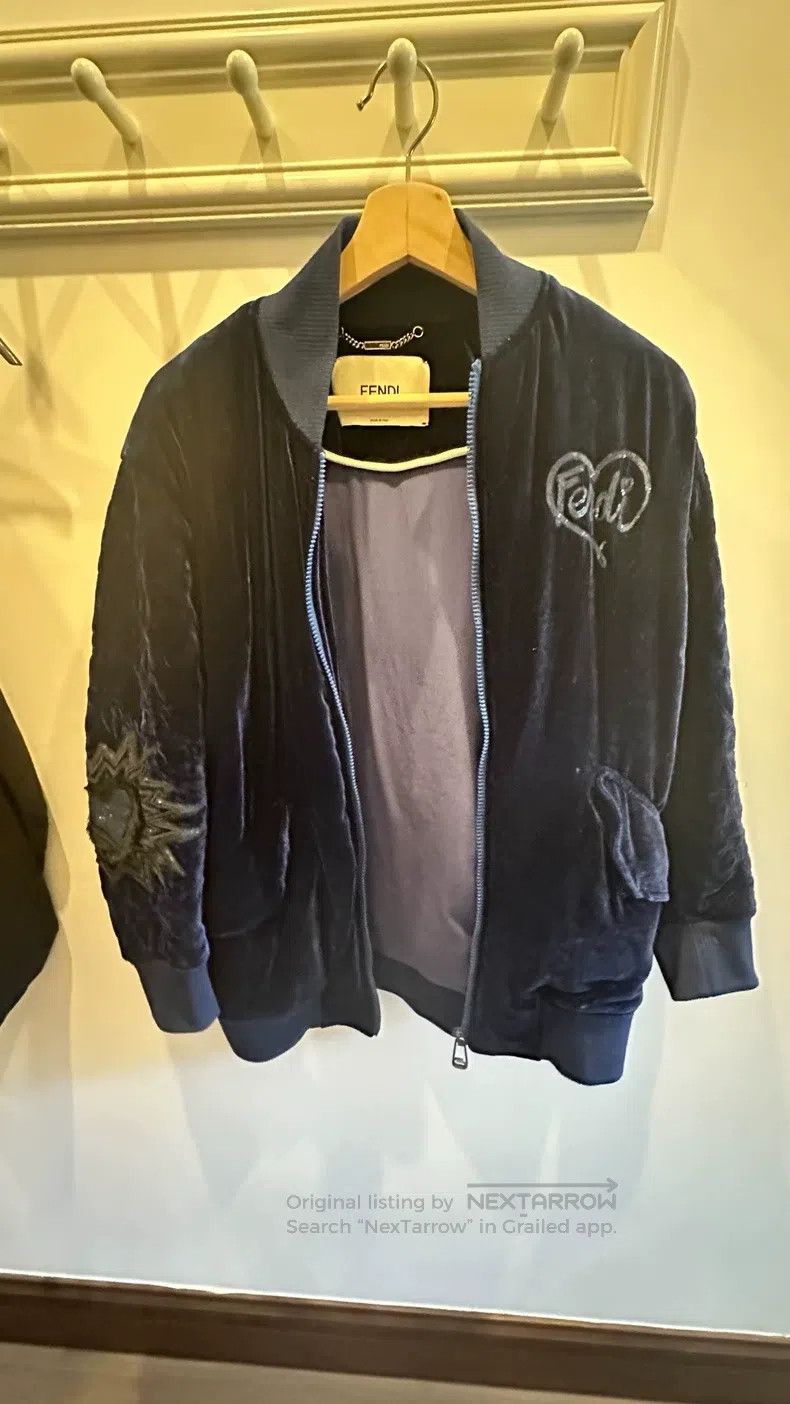 Fendi Fendi Velvet flight cotton jacket Size XXS / US 00 / IT 34 - 4 Thumbnail