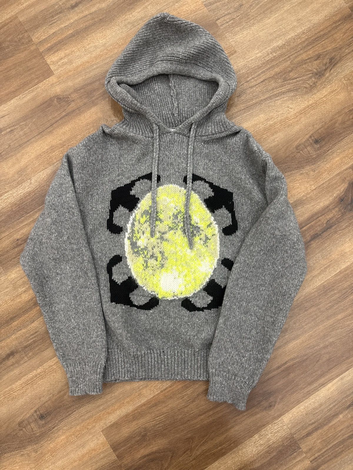 Off-White Arrows motif wool hoodie