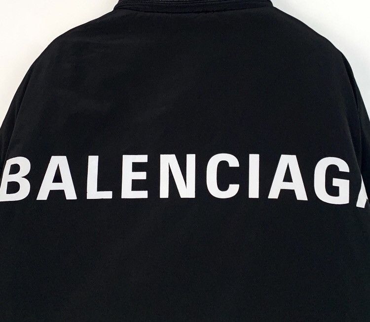 Balenciaga Balenciaga black logo letter print stand up collar zipper- Size US M / EU 48-50 / 2 - 5 Thumbnail