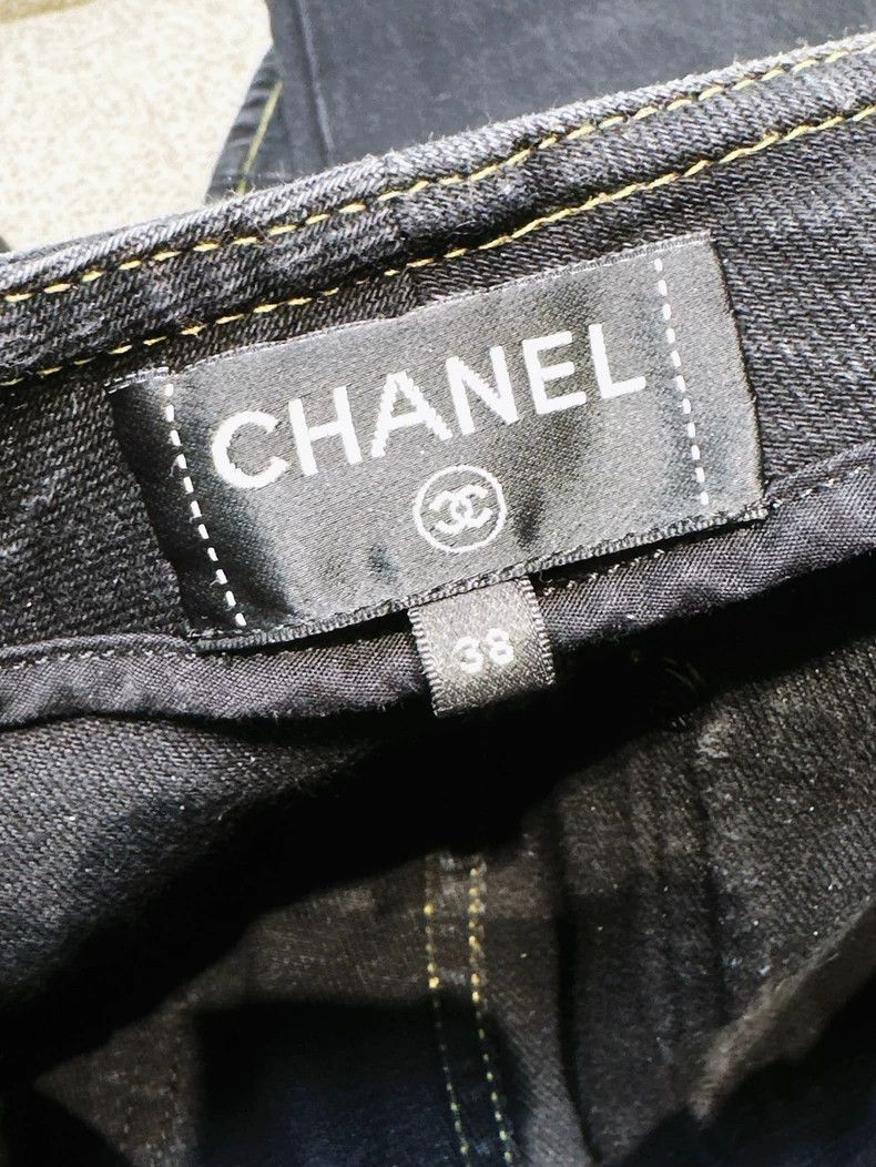 Chanel Chanel 22A High-end Handicraft Workshop Black wool pocket Size 25" / US 0 / IT 36 - 5 Thumbnail