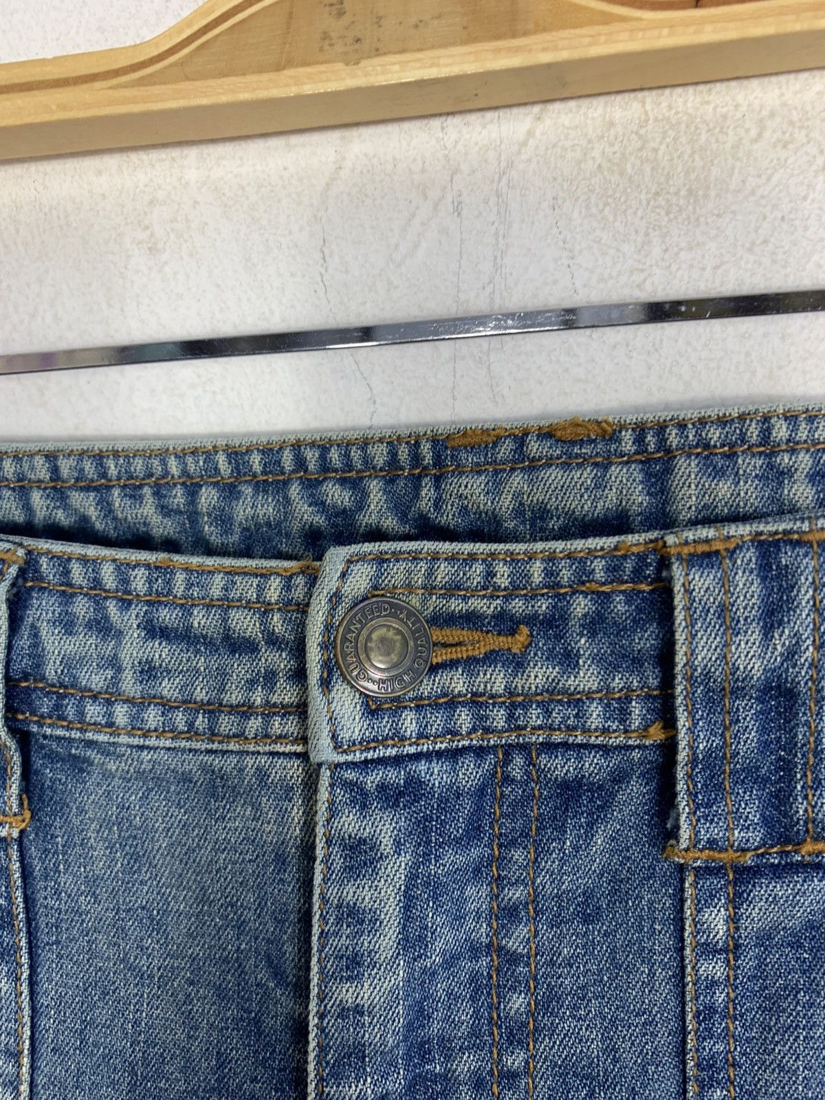 Japanese Brand Cyber Punk Bondage Anime Character Denim Jeans Size 27" / US 4 / IT 40 - 5 Thumbnail