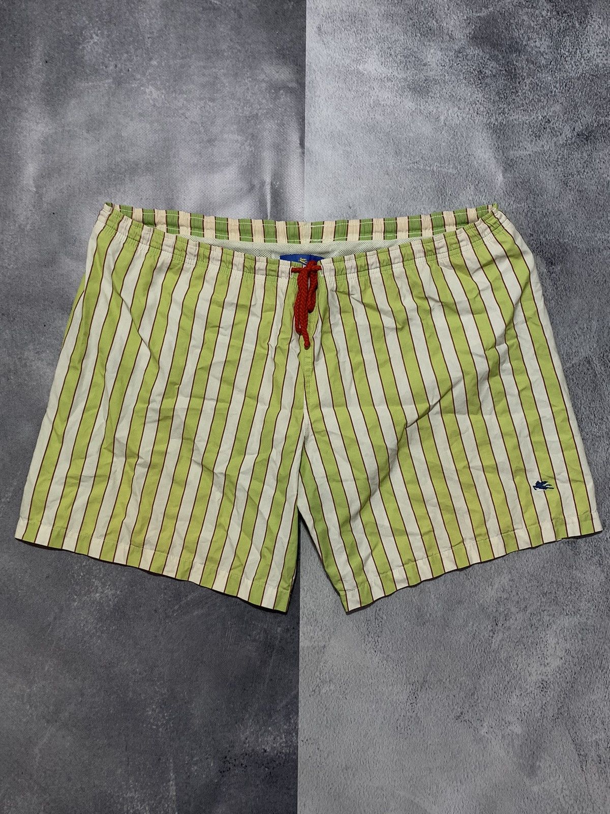 Etro × Vintage Vintage Y2K Etro striped shorts streetwear style size XL Size US 36 / EU 52 - 1 Thumbnail