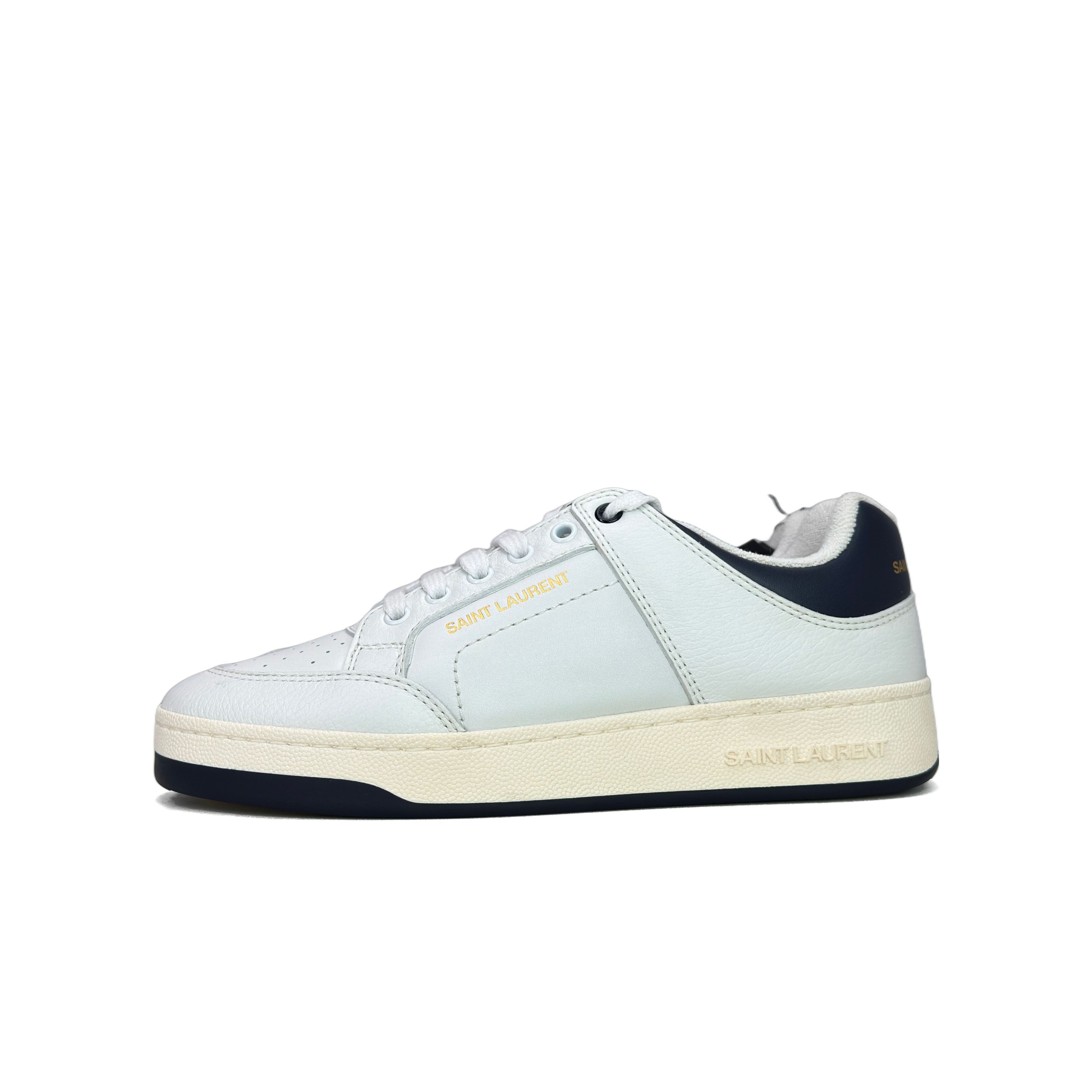 Saint Laurent Paris Saint Laurent SL/61 Leather Low-Top Sneakers Size 6 Size US 6 / EU 39 - 1 Thumbnail