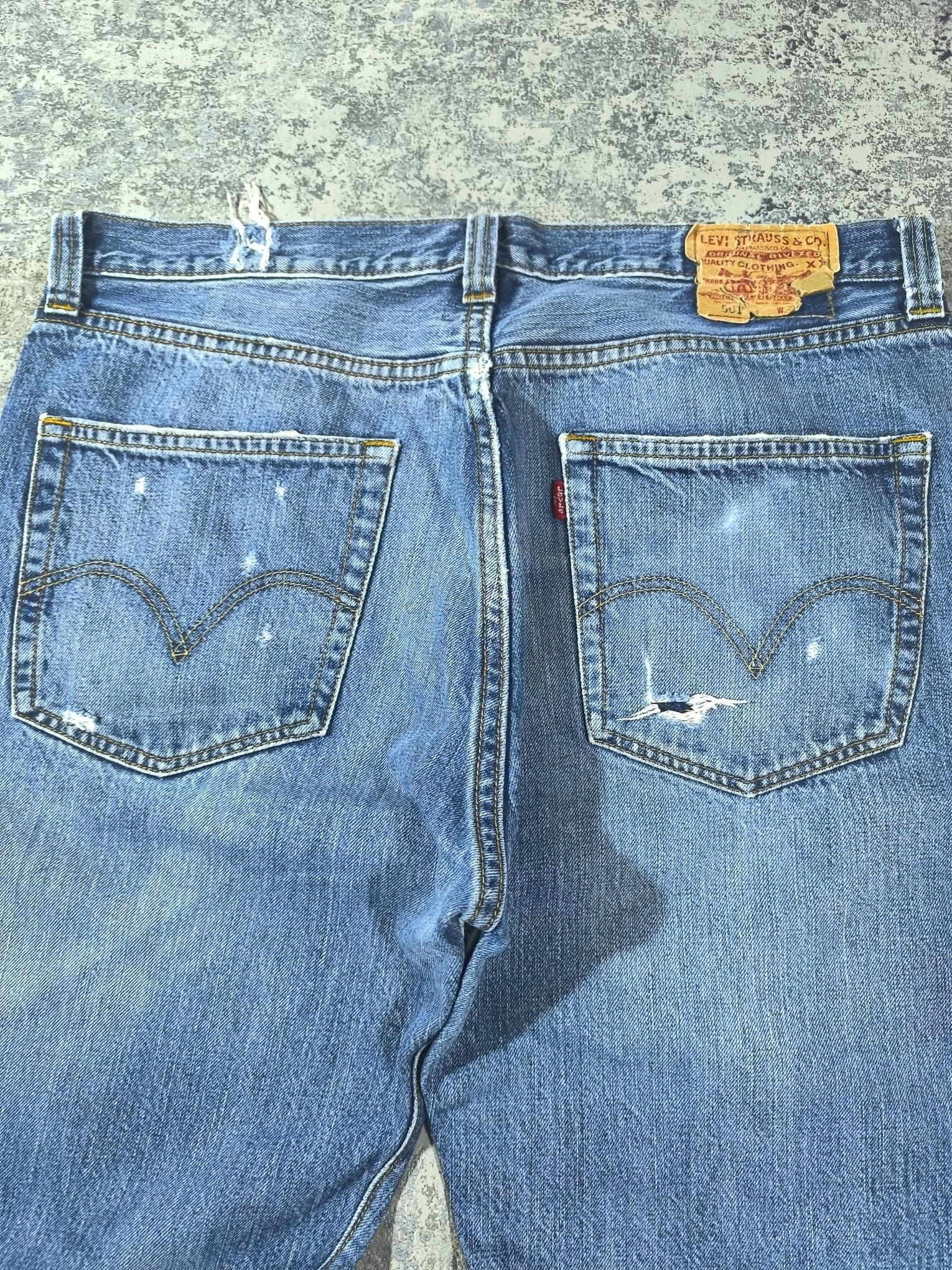 Levi's vintage levis 501 distressed Size US 36 / EU 52 - 6 Thumbnail