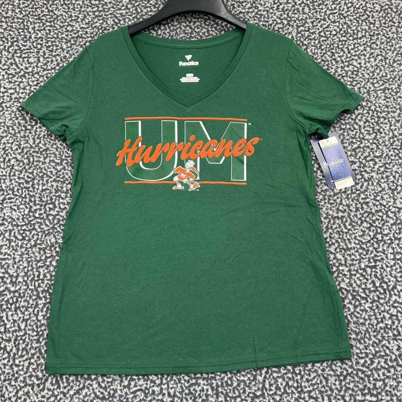 Other Miami Hurricanes Shirt Women Fanatics Short Sleeve V-Neck M Size M / US 6-8 / IT 42-44 - 1 Thumbnail