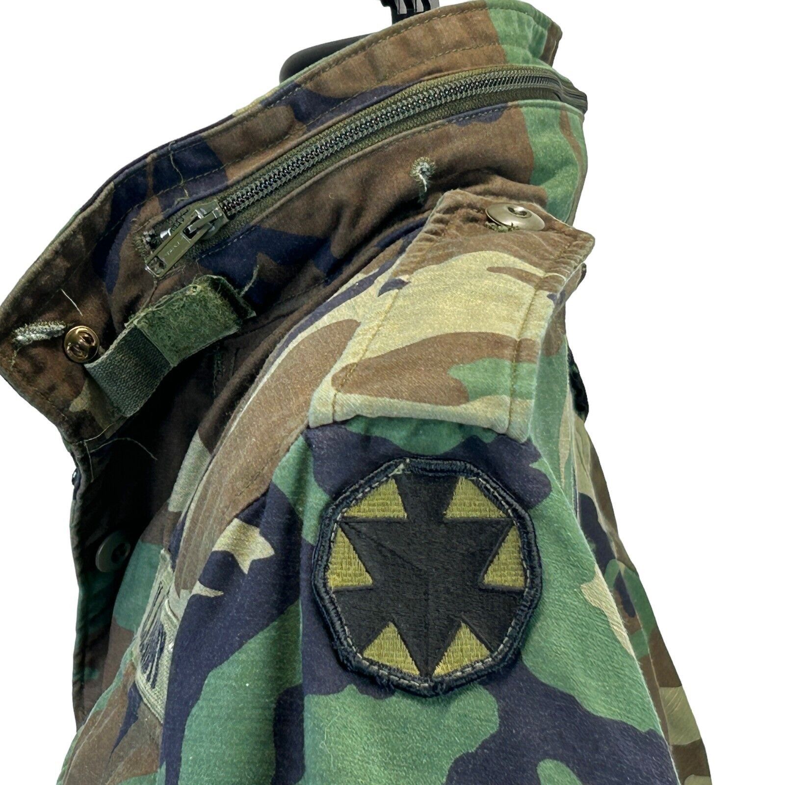 Vintage Vintage US Army Paratrooper Hooded Field Coat S Small Short Size US S / EU 44-46 / 1 - 11 Thumbnail
