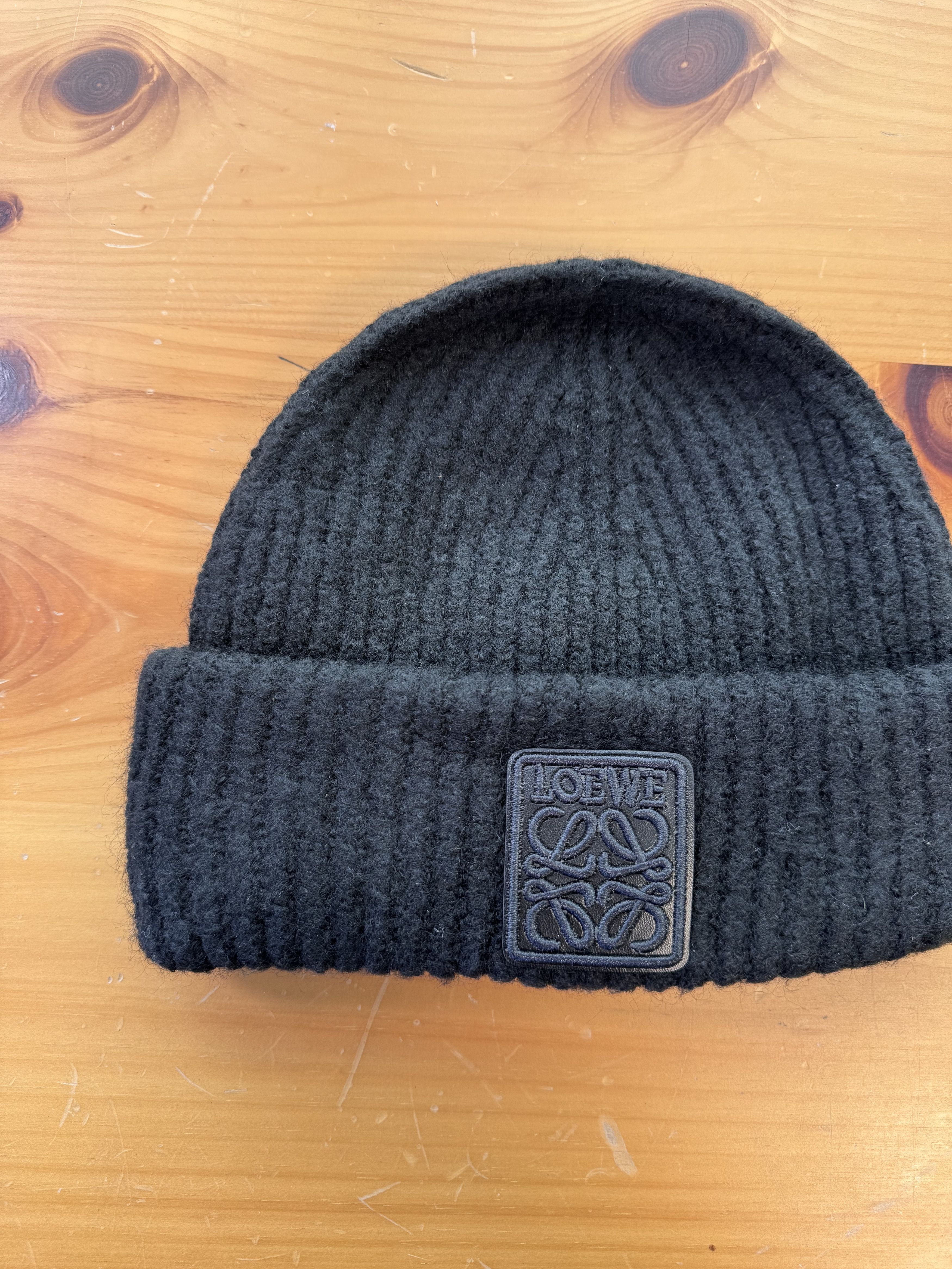 Loewe Loewe Chunky Knit Beanie Hat Patch Size ONE SIZE - 3 Thumbnail