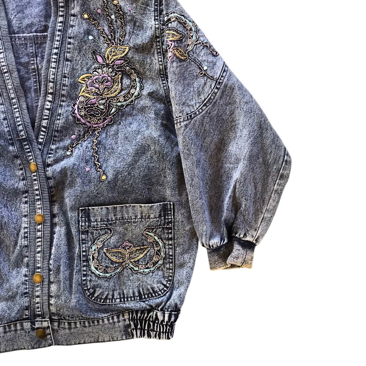Kapital Vintage Cardigan Distressed Denim Inspired Kapital Sun Faded Size US M / EU 48-50 / 2 - 3 Thumbnail