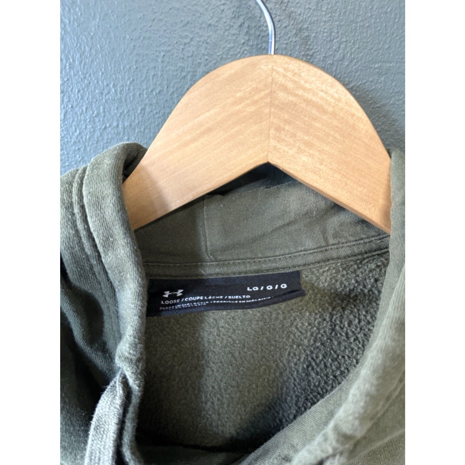 Under Armour Under Armour Mens Green Freedom Military Pullover Hooded Sweatshirt Mens L Green Pullover Hooded Sweatshirt Size US L / EU 52-54 / 3 - 3 Thumbnail