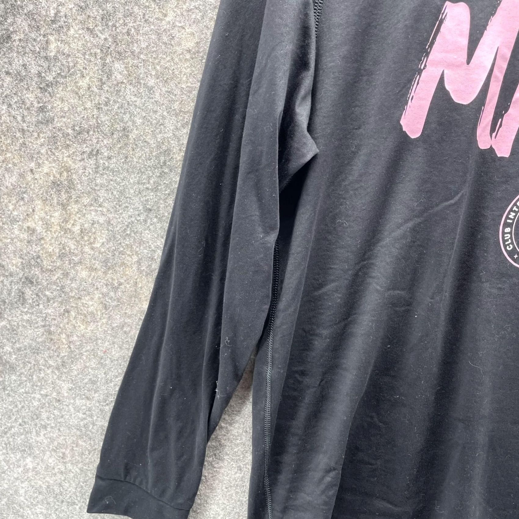 Adidas Adidas Shirt Women XL Black Pink Miami Creator Tee Jersey Long Sleeve Football Size XL / US 12-14 / IT 48-50 - 4 Thumbnail
