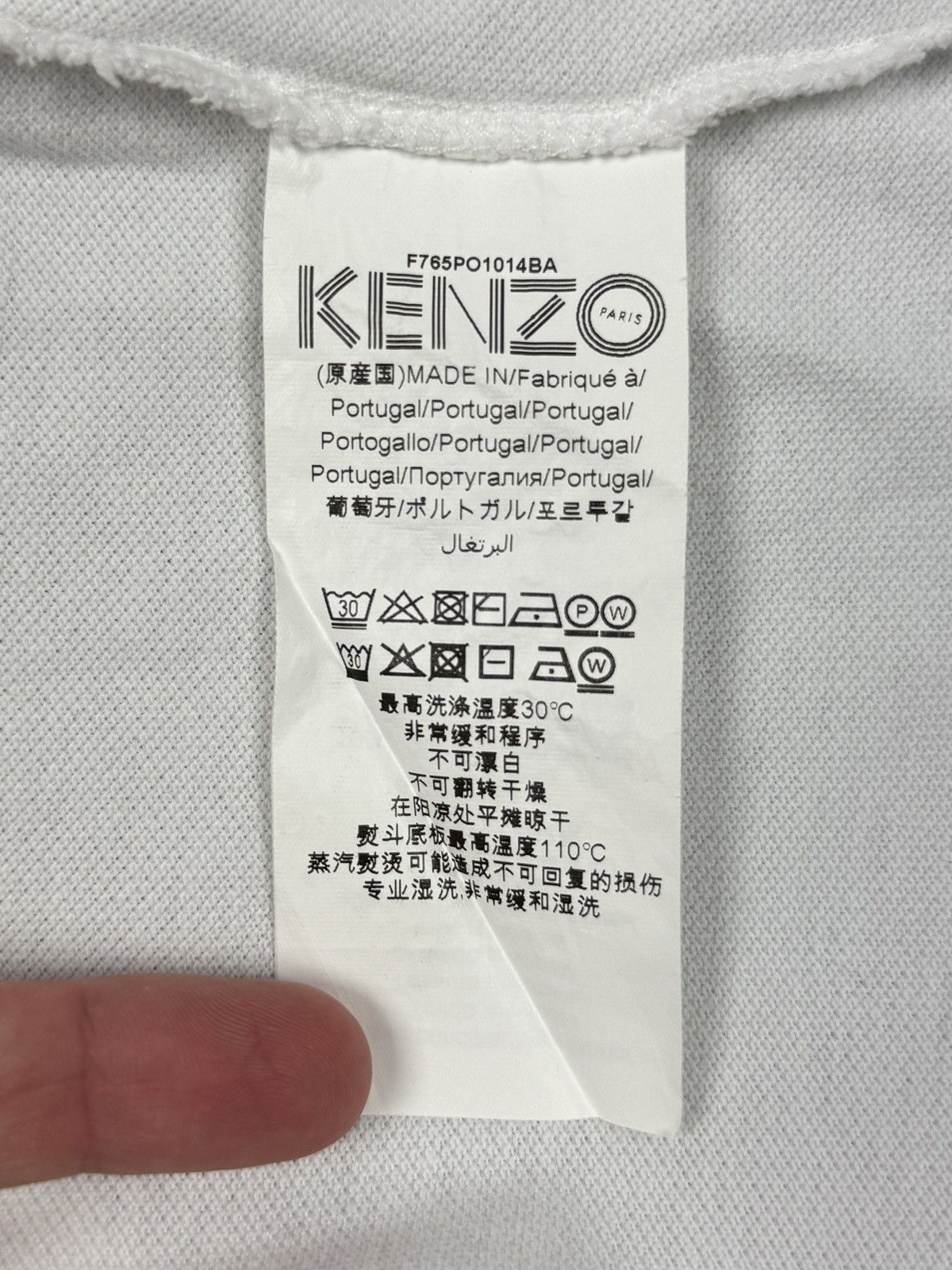 Kenzo Kenzo Tiger Logo Embroidery Long Sleeve Polo Shirt M Size US M / EU 48-50 / 2 - 10 Thumbnail