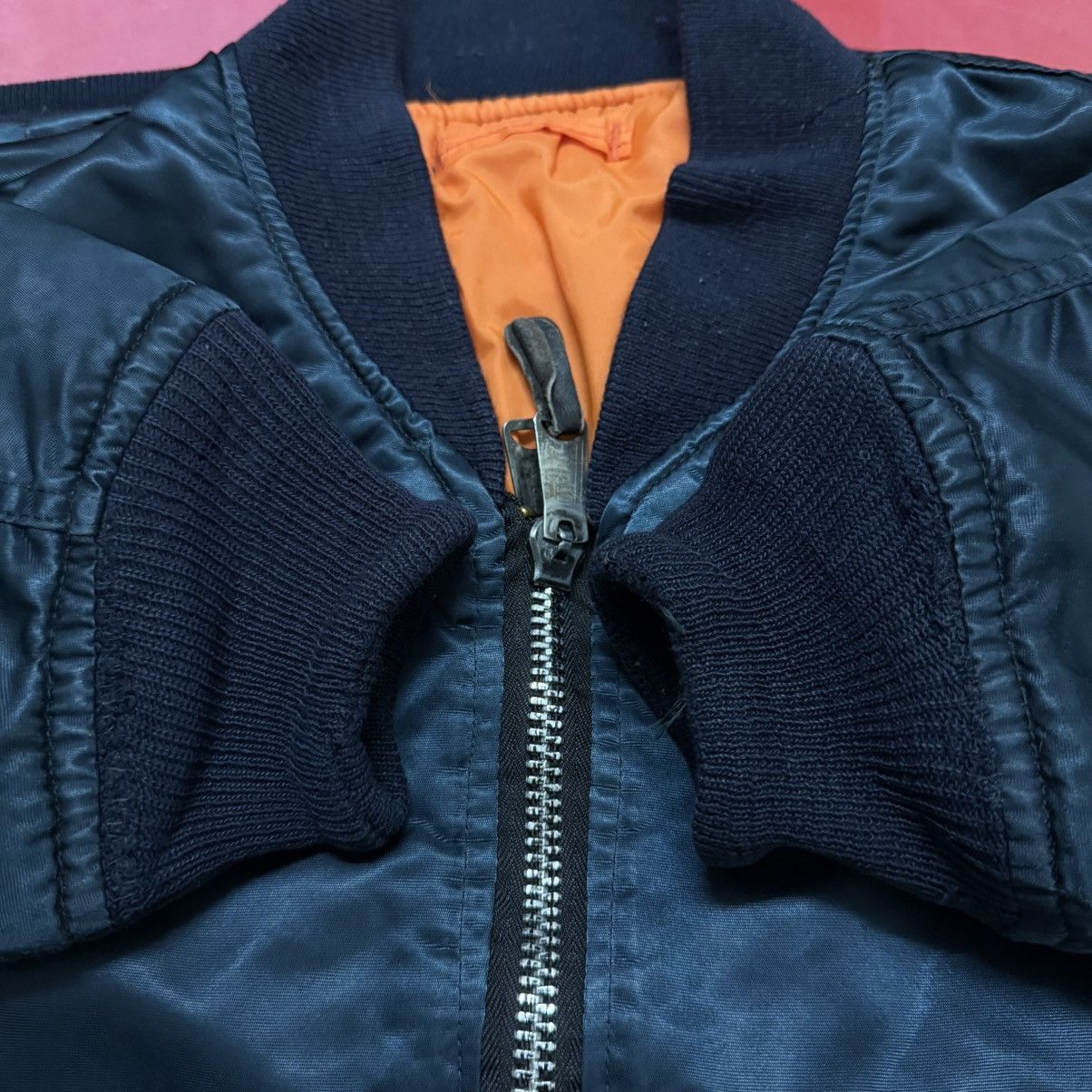 Alpha Industries Vintage Corinth MFG Ma1 Bomber Jacket Reversible Size US XL / EU 56 / 4 - 7 Thumbnail