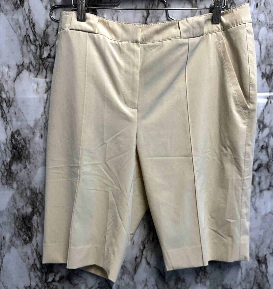 Cutter & Buck Cutter & Buck Flat front with pocket Ivory shorts Women 12 Size 34" / US 12 / IT 48 - 2 Thumbnail