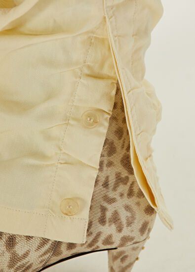 Acne Studios o1y0725 Casual Pant in Cream Size 26" / US 2 / IT 38 - 4 Thumbnail