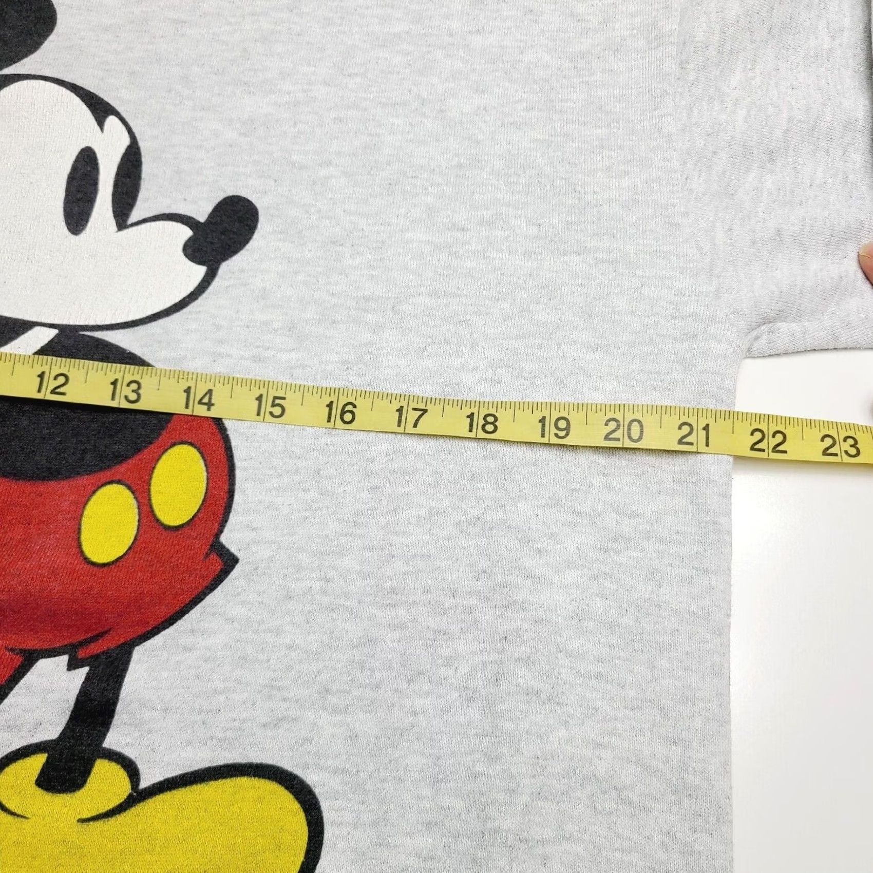 Disney VINTAGE Walt Disney Mickey Mouse Sweatshirt Gray L Mens 90s Pullover Sweatshirt Size US L / EU 52-54 / 3 - 8 Thumbnail