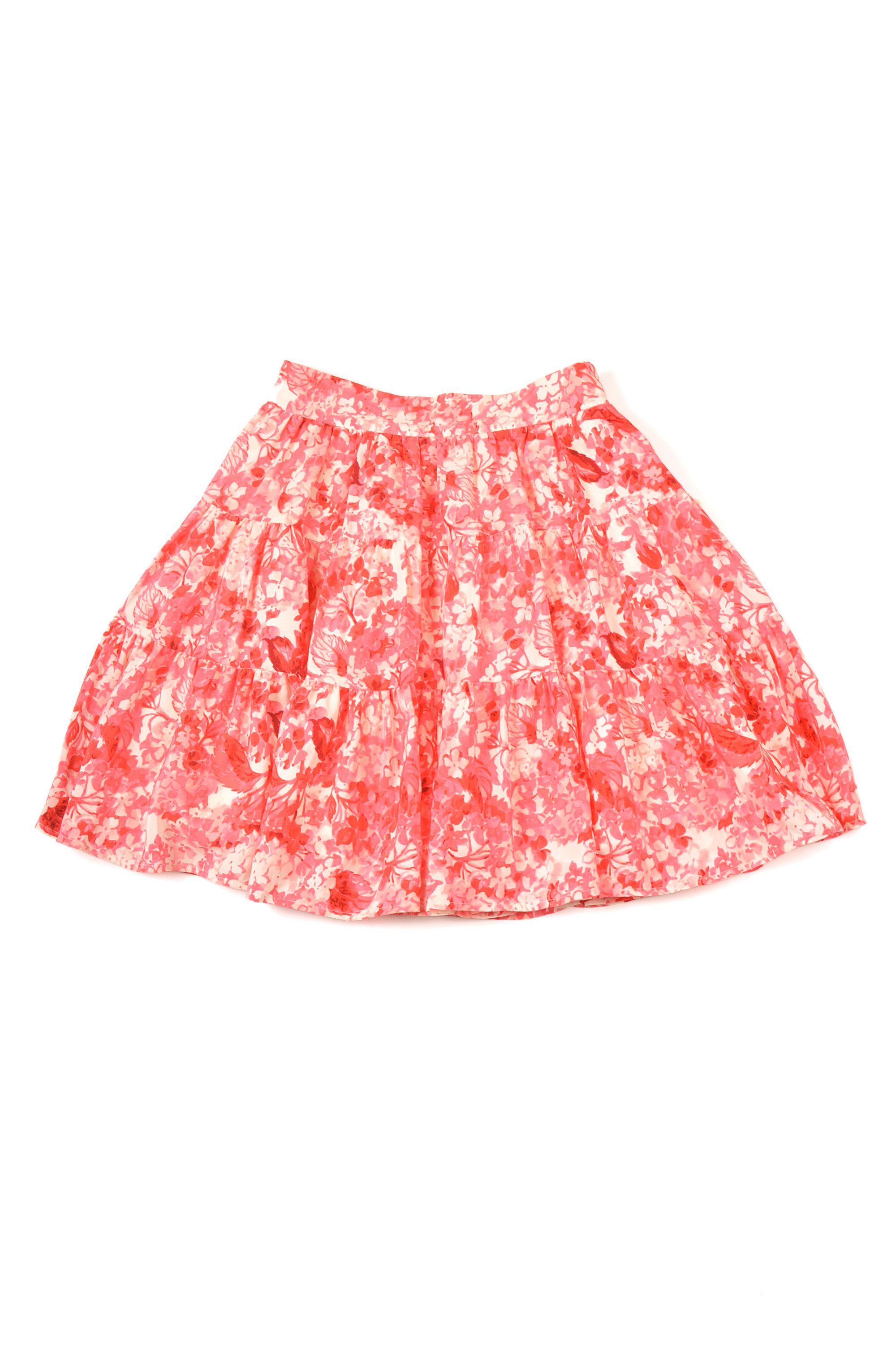 Juicy Couture Juicy Couture Silk Floral Print Midi Skirt Size 26" / US 2 / IT 38 - 1 Thumbnail