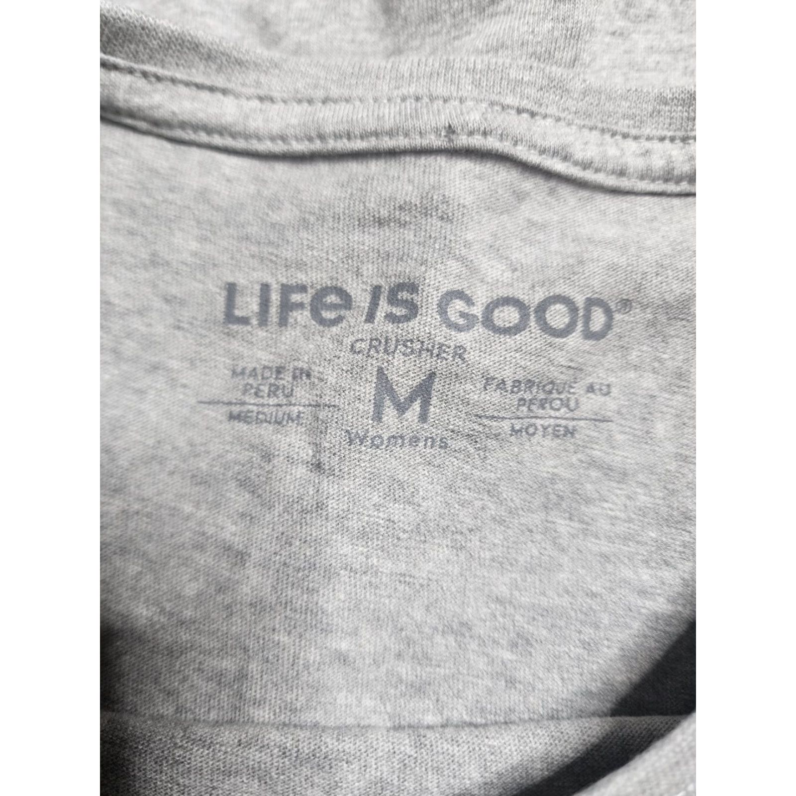 Life is Good VINTAGE Life is Good Shirt Adult M Gray Pumpkin Harvest Crusher Tee Halloween Fall Womens Size M / US 6-8 / IT 42-44 - 4 Thumbnail