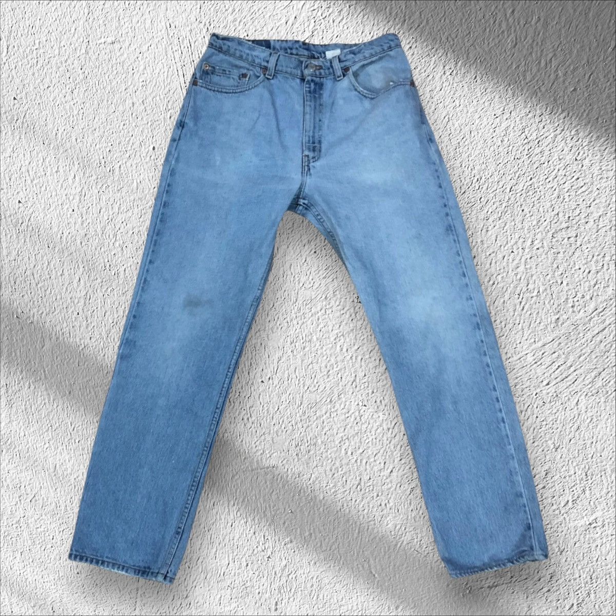 Levi's × Vintage Vintage 90s Levi’s 505 Straight Leg Denim Blue Jeans 32x30 Size US 32 / EU 48 - 2 Thumbnail