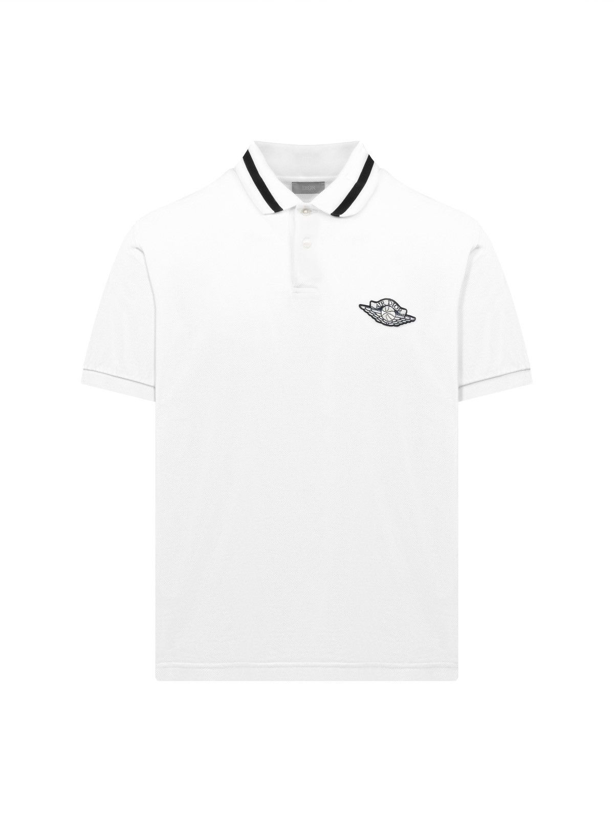 Dior Dior x Air Jordan logo polo neck t-shirt Size US L / EU 52-54 / 3 - 1 Thumbnail