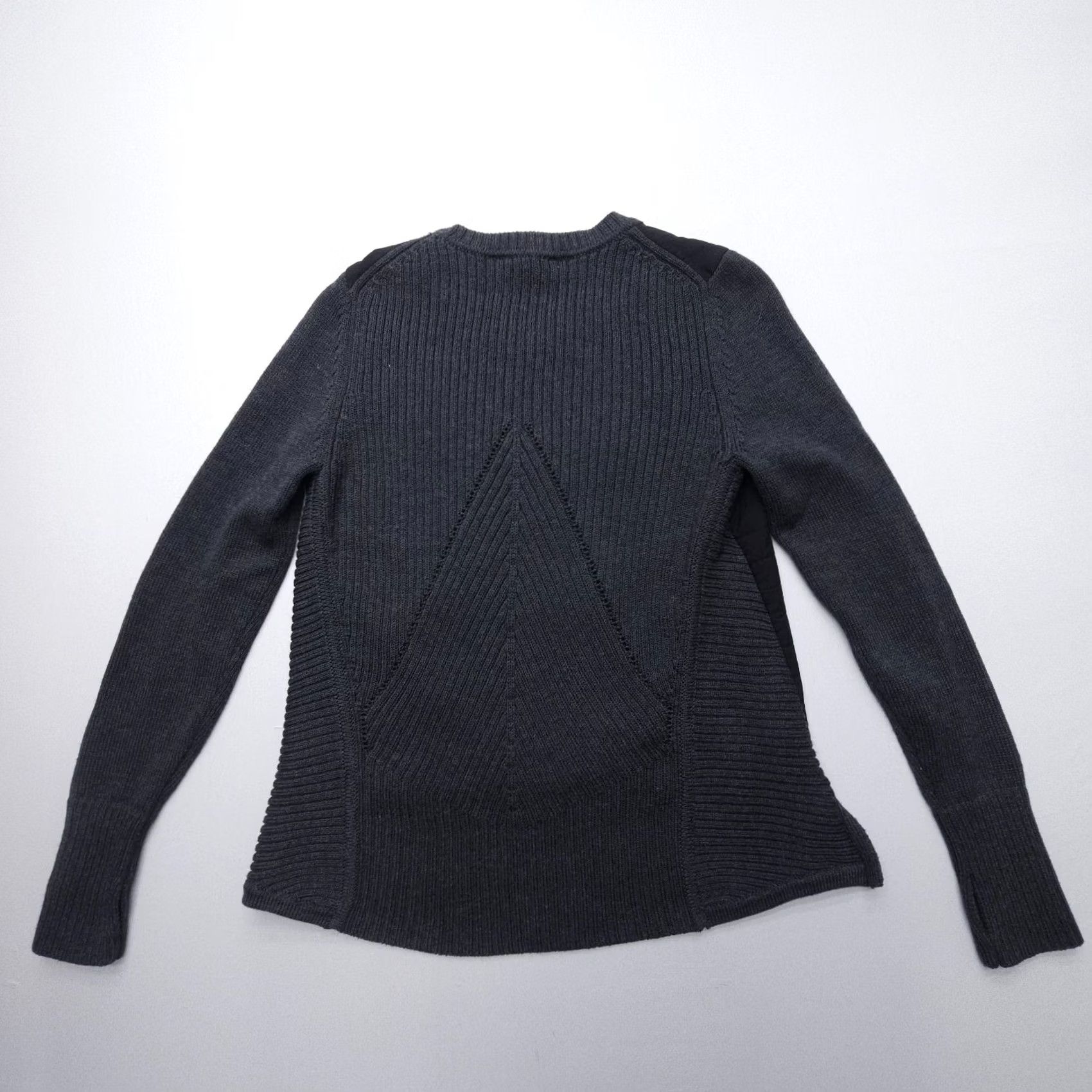 Athleta Athleta Sweater Womens Small Quilted Knit Merino Wool Blend Front Multicolor Pullover All Seasons Casual Travel Size S / US 4 / IT 40 - 2 Thumbnail