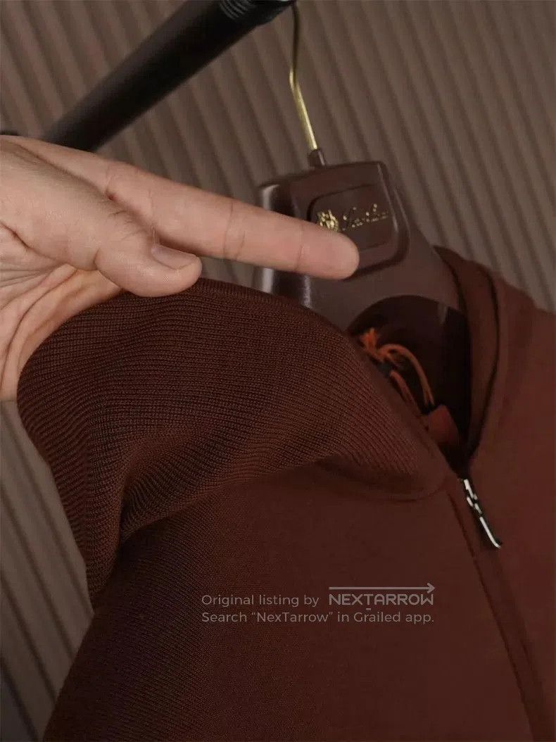 Loro Piana Loro Piana GOK 12 Micron Zip Hoodie. Size US L / EU 52-54 / 3 - 5 Thumbnail