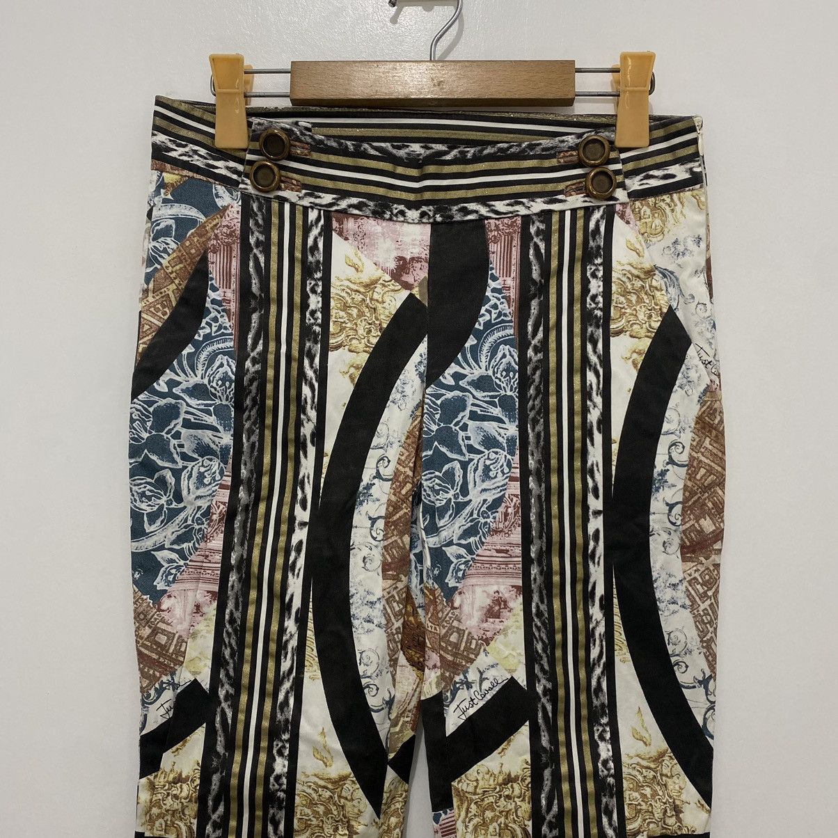 Just Cavalli × Roberto Cavalli Just Cavalli Printed Pants Size 27" / US 4 / IT 40 - 5 Thumbnail