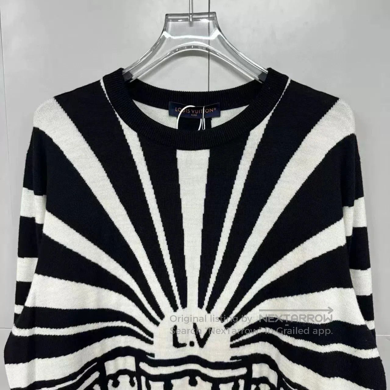 Louis Vuitton louis vuitton ss24 graphic knit sweater. Size US XXL / EU 58 / 5 - 2 Thumbnail
