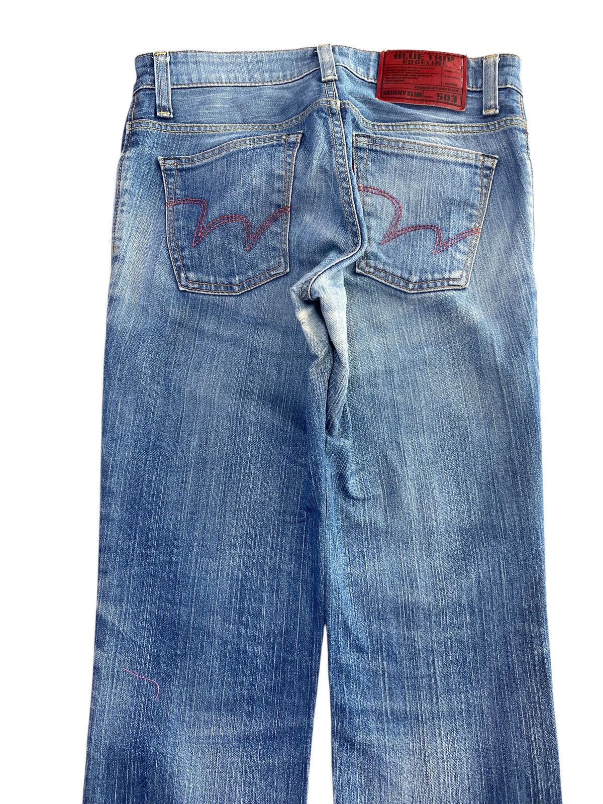 Edwin Edwin Blue Trip Light Blue Wash Style Straight Cut Jeans Size US 30 / EU 46 - 4 Thumbnail