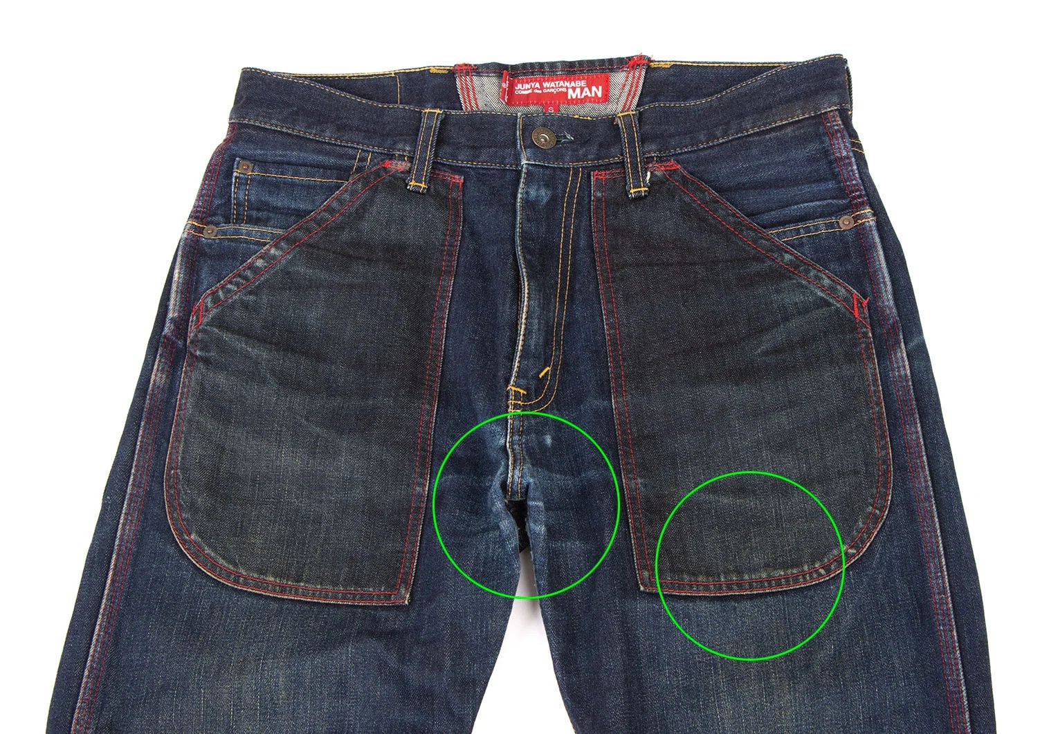 Junya Watanabe Levi's 503 Reconstructed Denim Pants Indigo Red S Size US 30 / EU 46 - 2 Thumbnail
