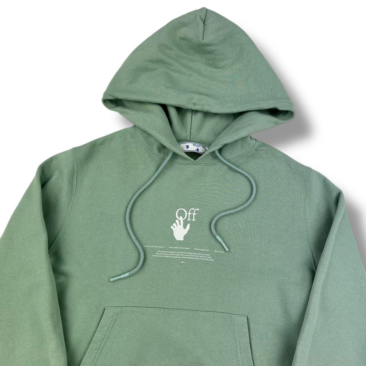 Off-White Off-White Graffiti Sage Green Hoodie Size US M / EU 48-50 / 2 - 3 Thumbnail