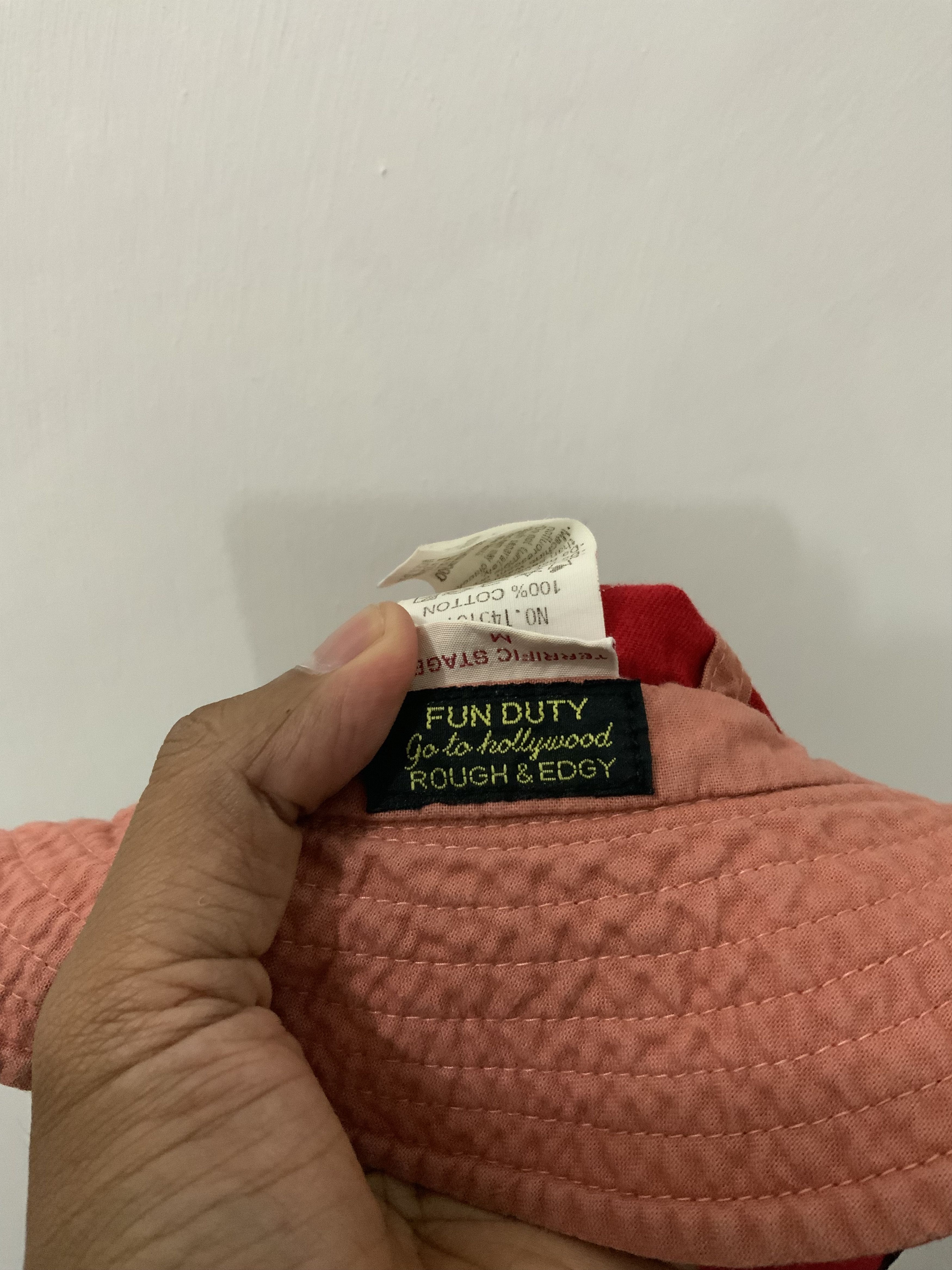 Japanese Brand Fun Duty Patch Bucket Hat Size ONE SIZE - 9 Thumbnail