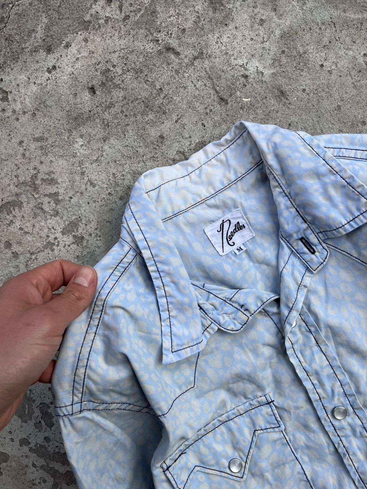Needles × Nepenthes Needles Japan American Floral Western Down Up Leopard Shirt Size US M / EU 48-50 / 2 - 12 Thumbnail