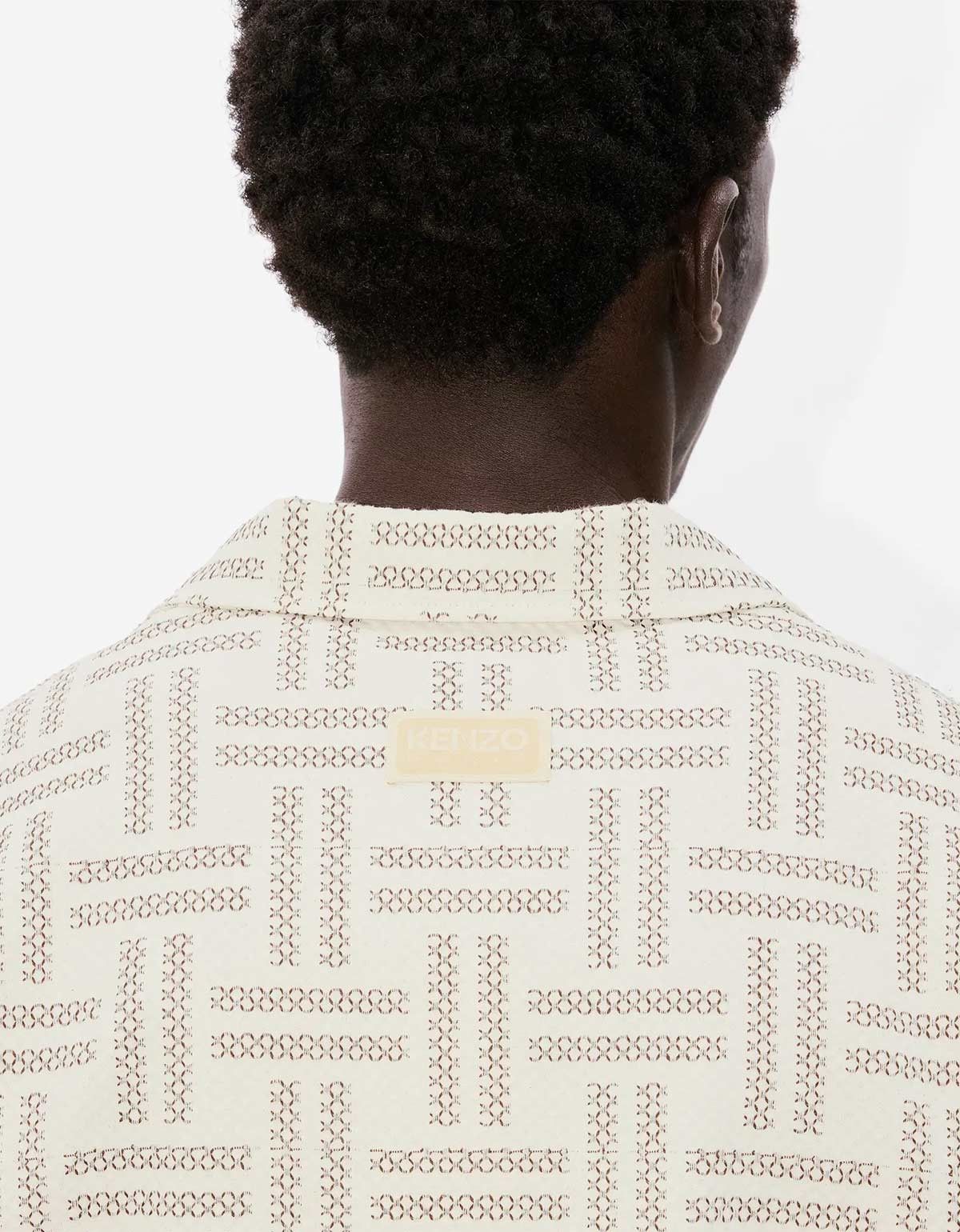 Kenzo Kenzo Weave Tan Hawaiian Shirt Size US S / EU 44-46 / 1 - 5 Thumbnail