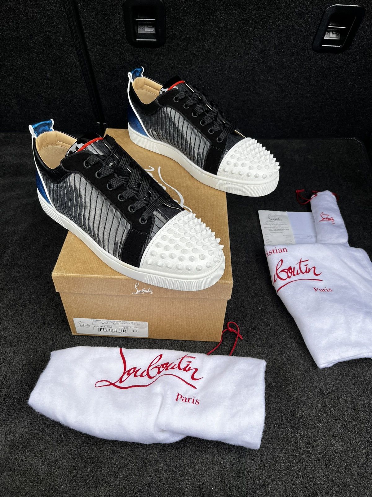 Christian Louboutin Men’s Christian Louboutin Louis Junior Spikes Orlato Size US 10 / EU 43 - 1 Thumbnail