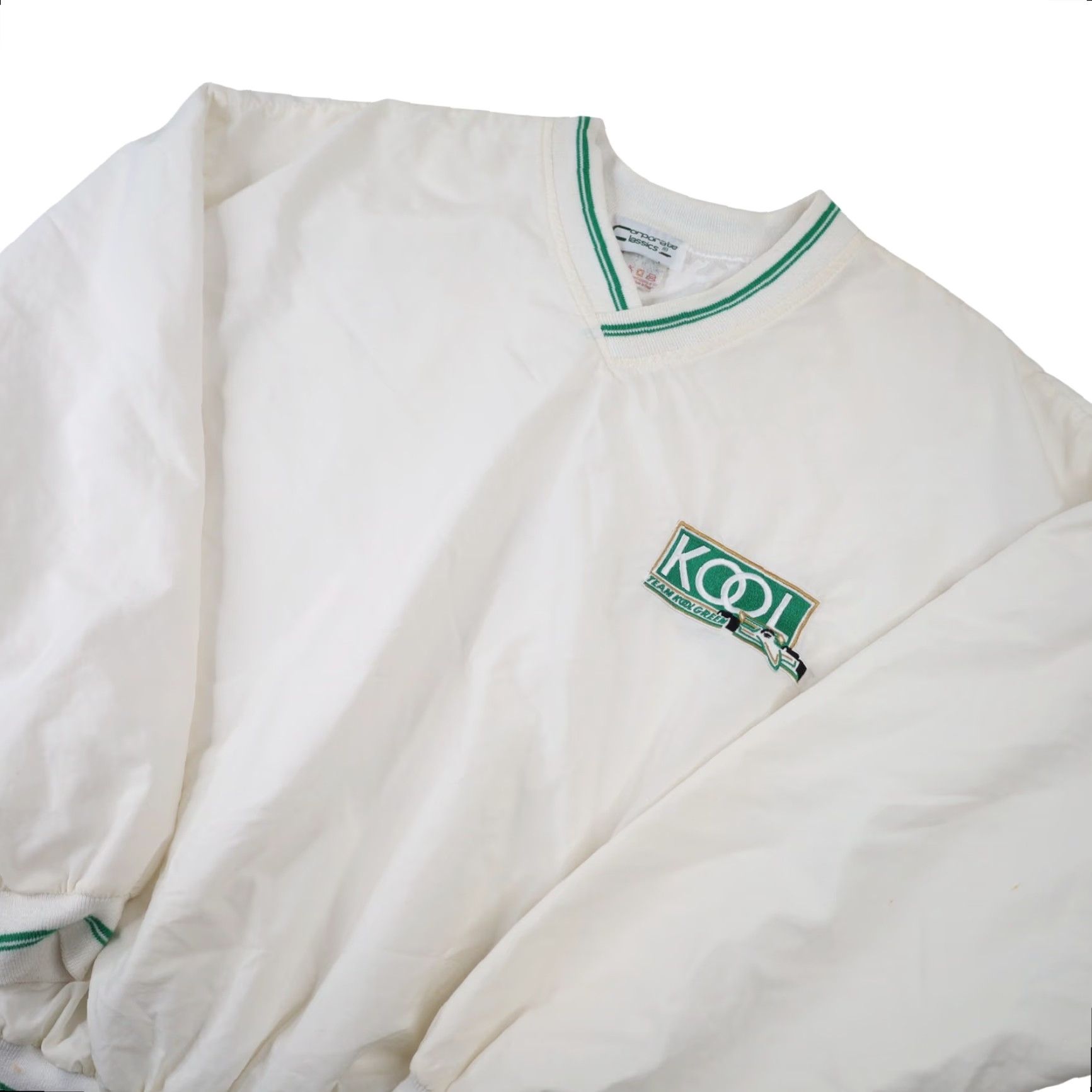 Vintage VINTAGE Kool Cigarettes Team Kool Green Racing Windbreaker Jacket XL White Mens Size US XL / EU 56 / 4 - 2 Thumbnail