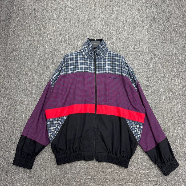 Balenciaga Balenciaga plaid patchwork assault suit jacket-2506 Size US M / EU 48-50 / 2 - 1 Thumbnail