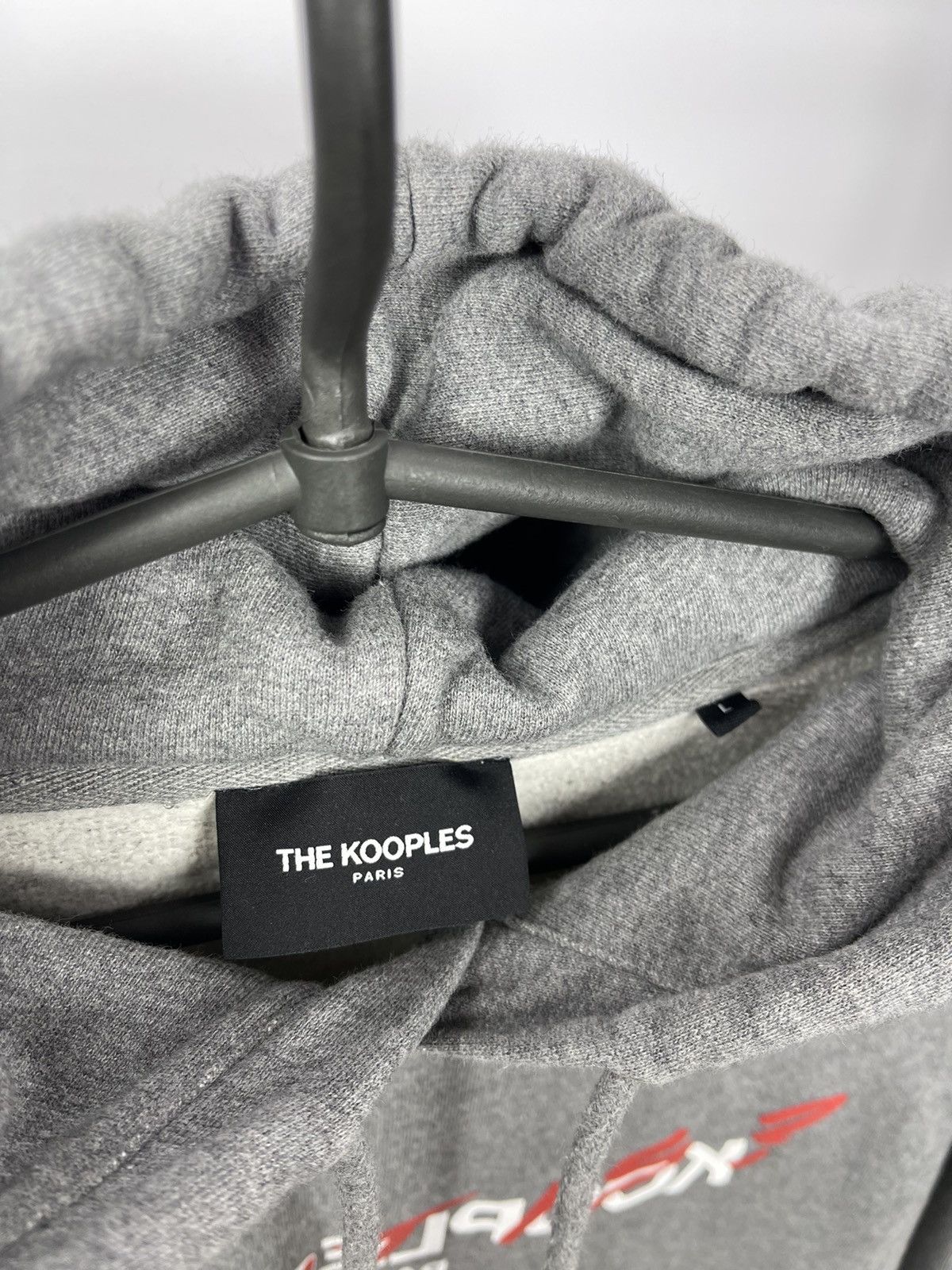 The Kooples The Kooples Paris Hoodie Size L Grey Central Logo Portugal Size US L / EU 52-54 / 3 - 4 Thumbnail