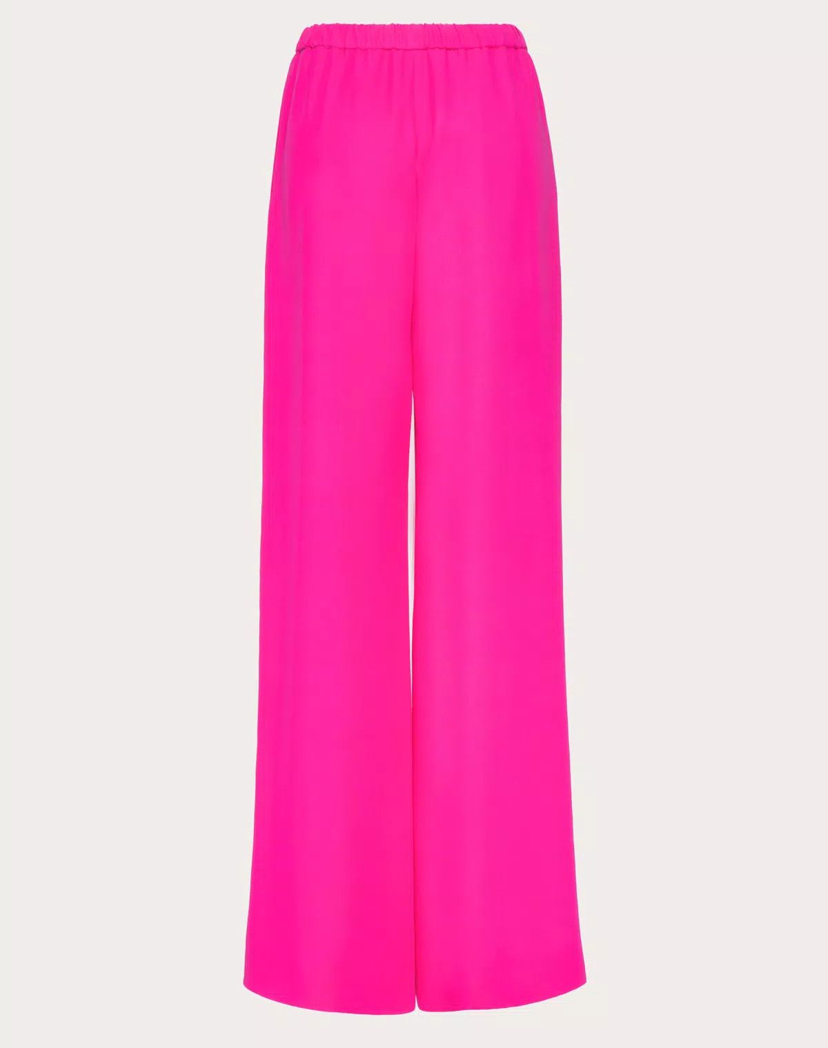 Valentino o1s1wg110625 Cady Couture Trousers in Pink Size 28" / US 6 / IT 42 - 2 Thumbnail