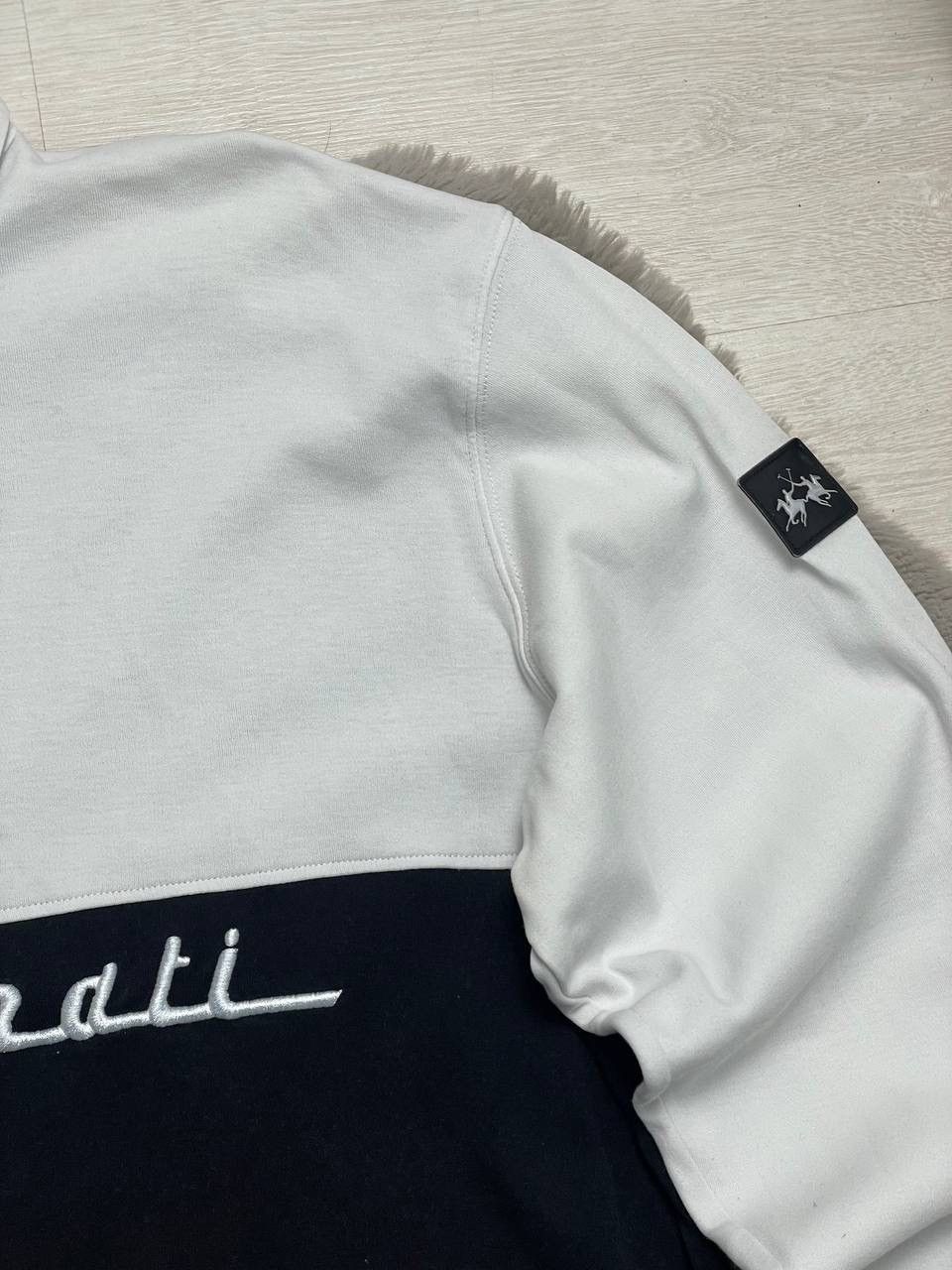 La Martina × Polo Ralph Lauren × Vintage La Martina Maserati Rugby Sweatshirt Oversized Center Logo Size US XL / EU 56 / 4 - 4 Thumbnail