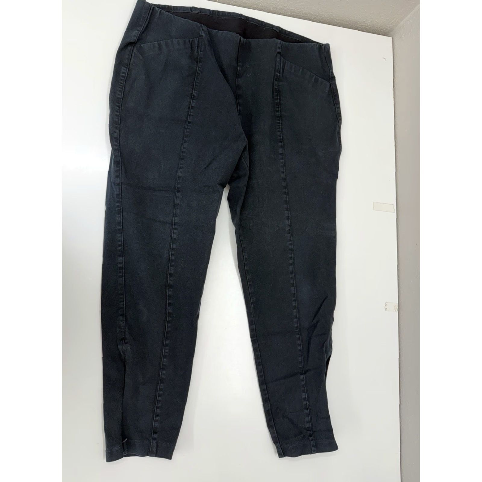 Old Navy Old Navy Womens Dress Pants XL High Rise Skinny Black Pull On Pants Womens XL Black Dress Pants Skinny High Rise Pull On Size 40" / US 18 - 3 Thumbnail