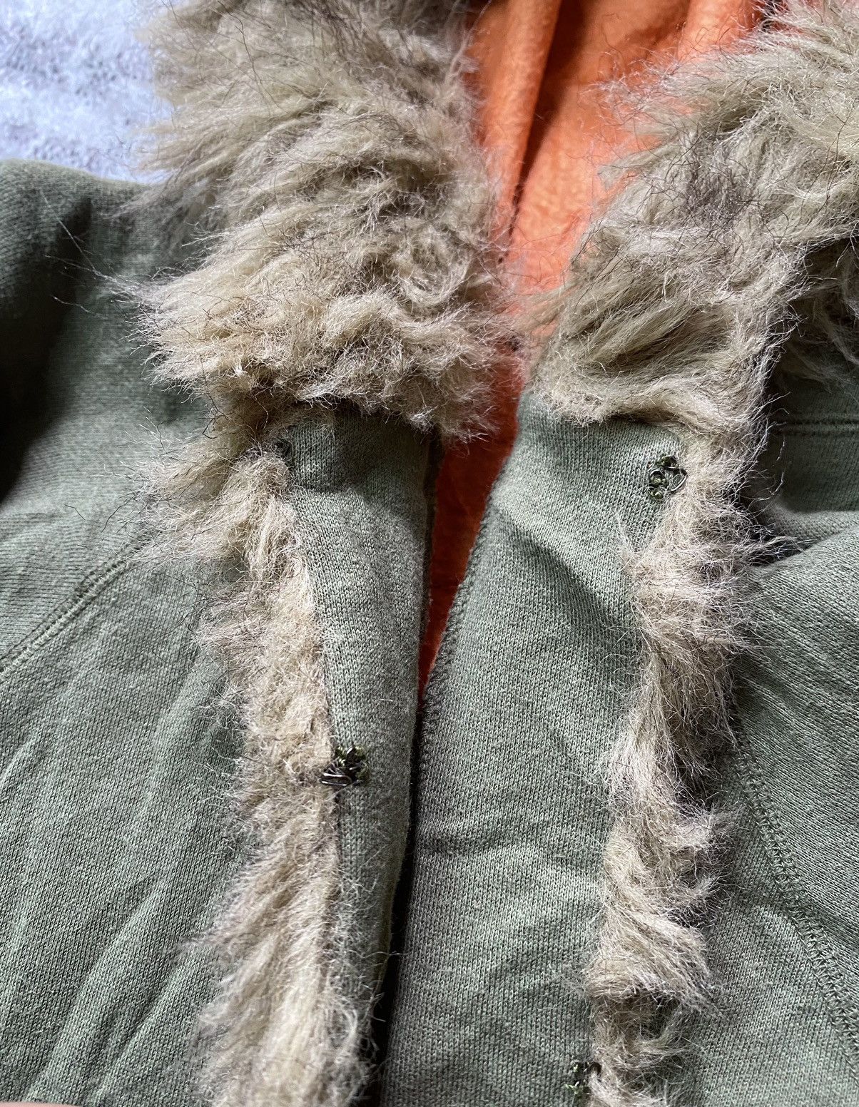 If Six Was Nine × Le Grande Bleu (L.G.B.) × Yohji Yamamoto Japanes Atsuro Tayama by yohjiyamamoto fur hoodie Size US S / EU 44-46 / 1 - 3 Thumbnail