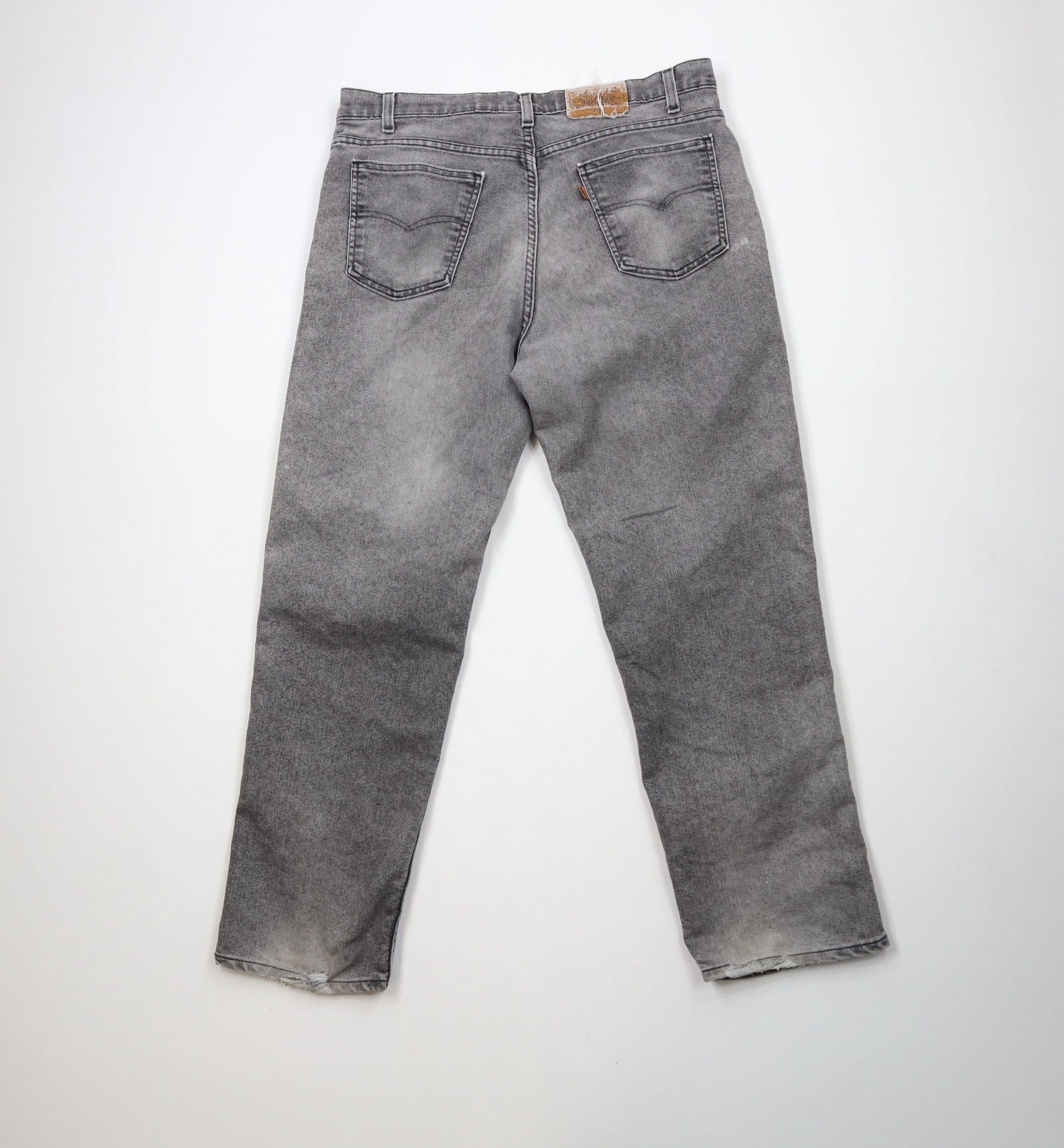 Levi's × Vintage Vintage 90s Levis 540 Relaxed Fit Flex Denim Jeans Black USA Size US 36 / EU 52 - 12 Thumbnail
